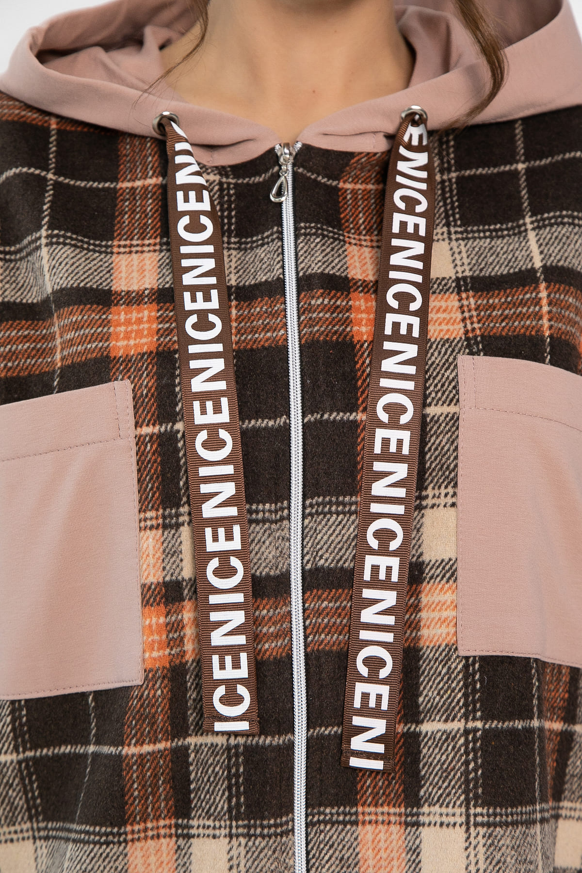 Рубашка Больше чем стиль НЬЮ (коричневая)  Б13907-50М