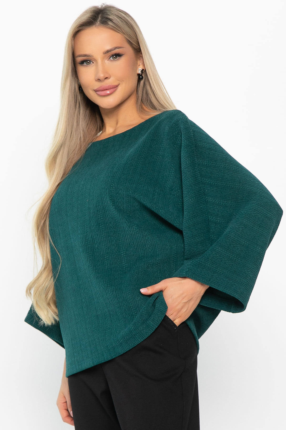 Блуза Ладанка (изумруд) Б14908-12М