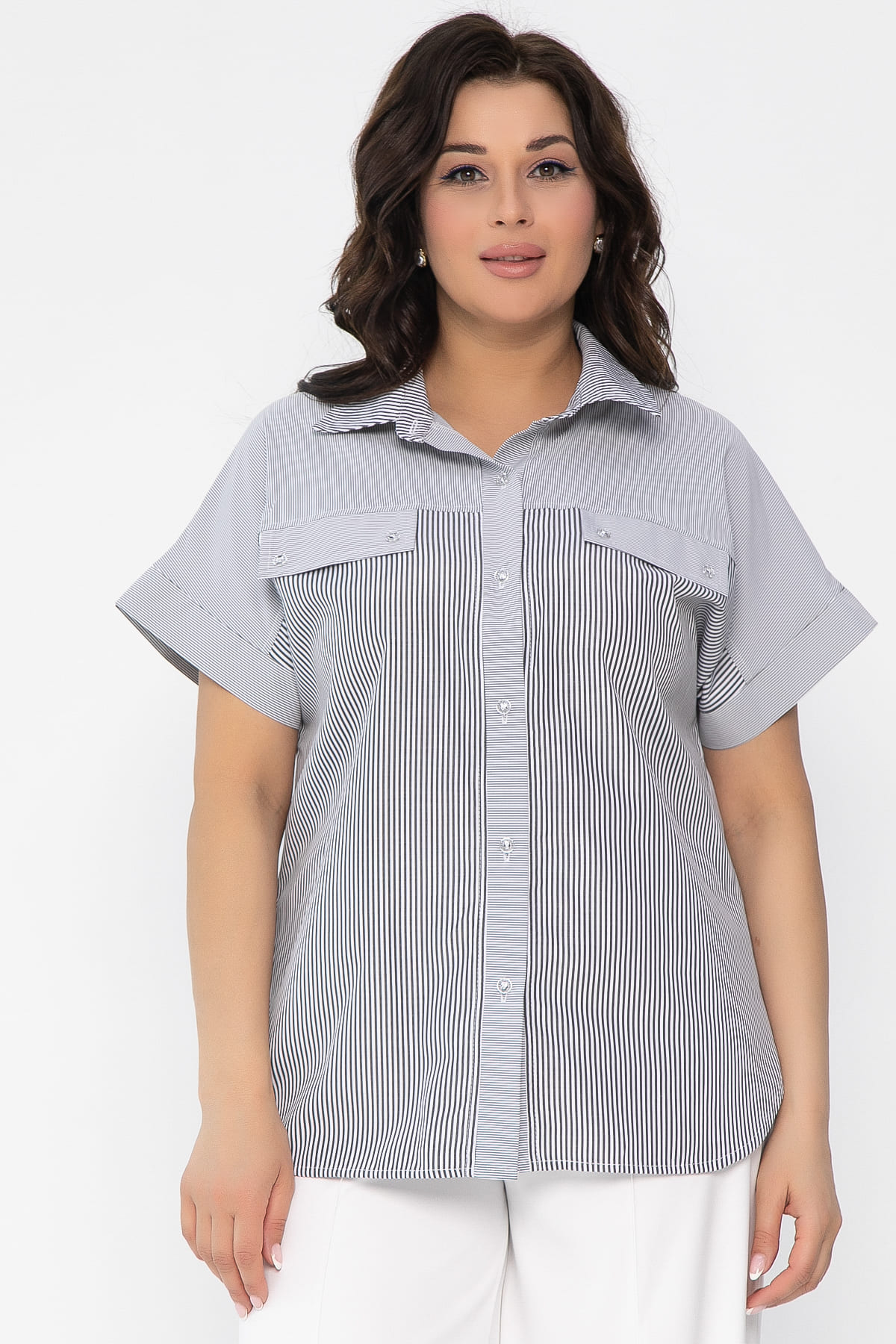 Рубашка Минуэт (светло-серая) Б13577-24М