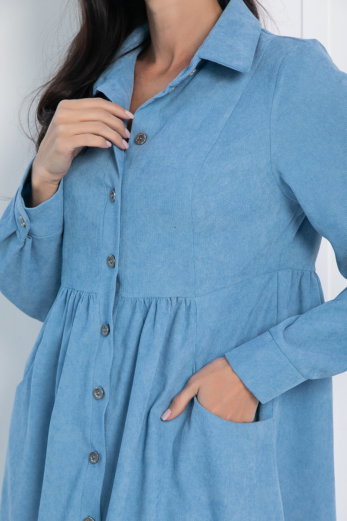 Платье Сабина (голубое) П12658-4