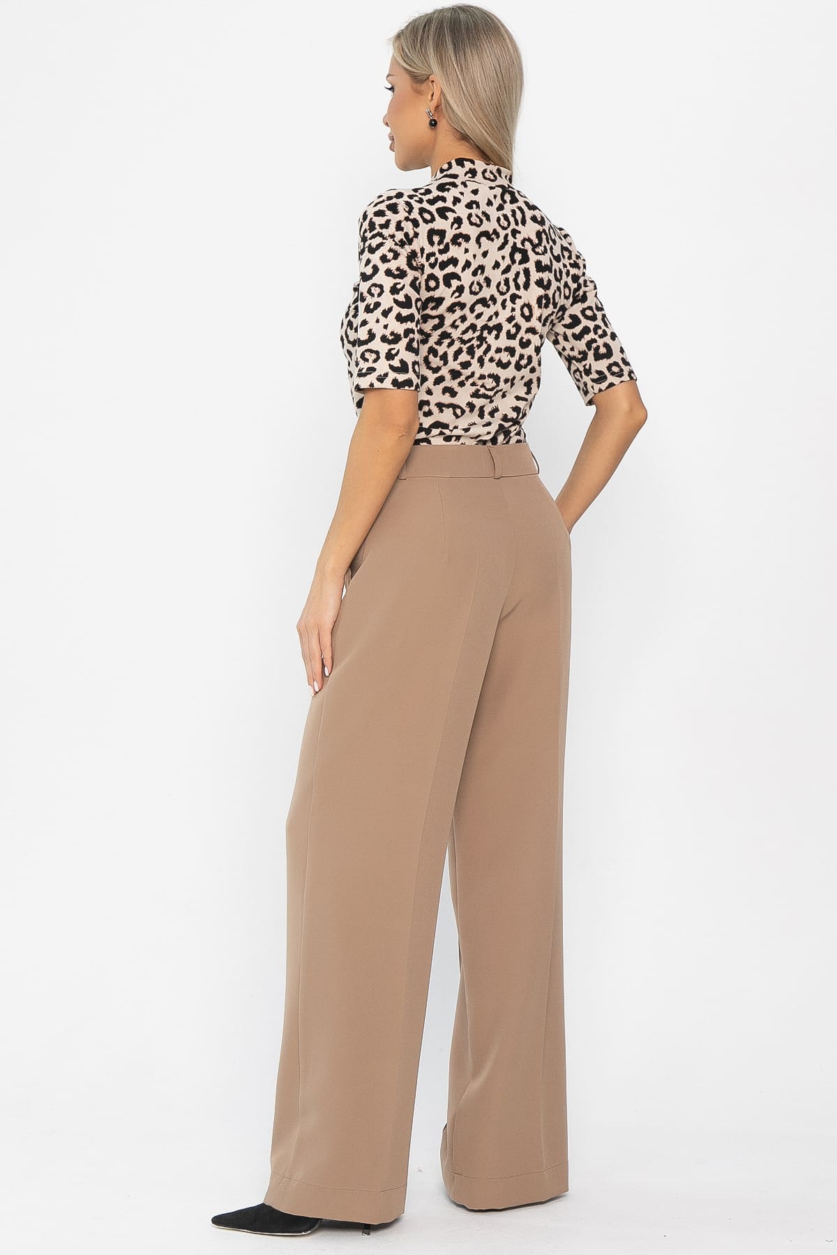 Брюки со стрелками Дэнди  (бежевые) Б14384-30М