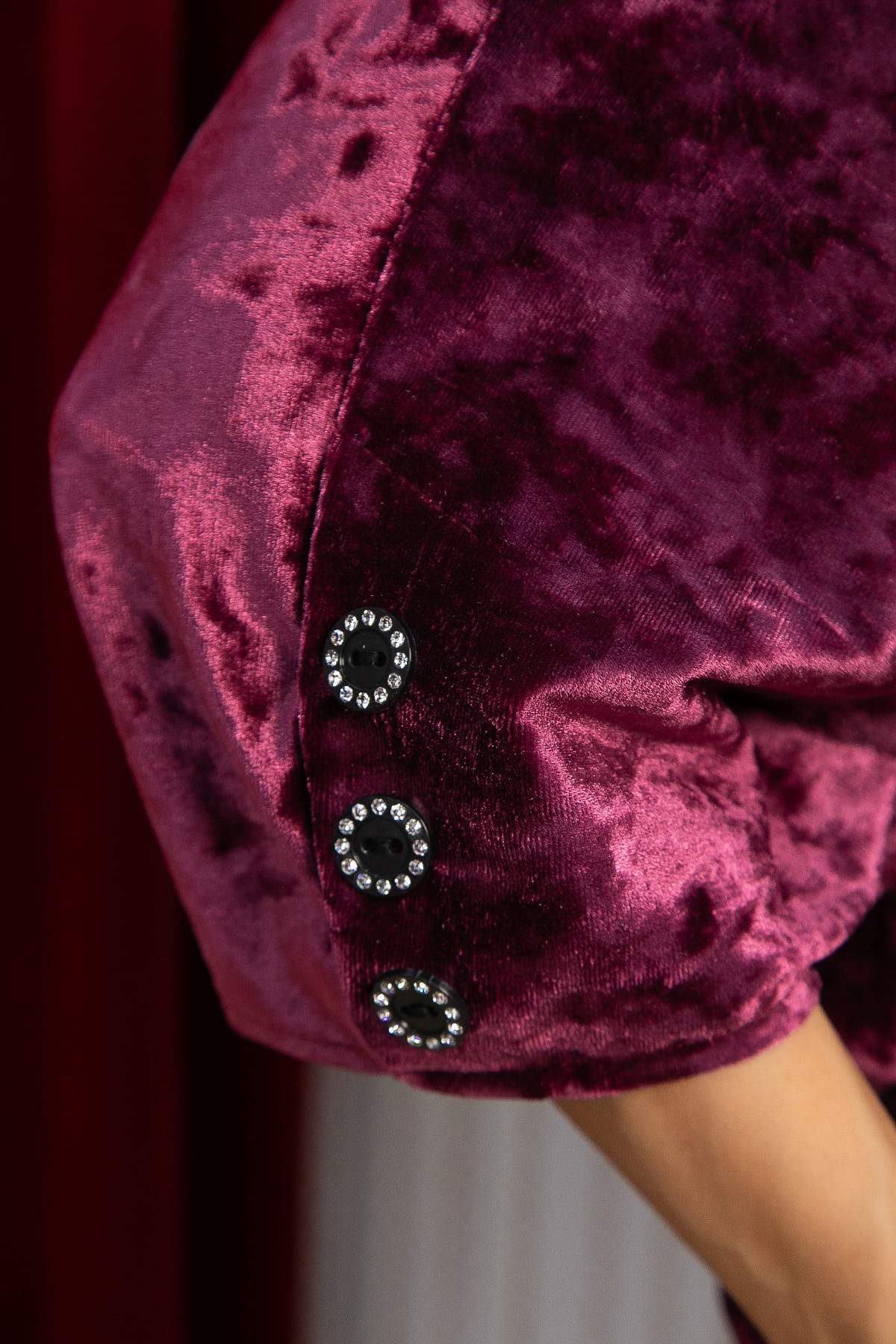 Платье Вэнсдей (винное) П14671-4М