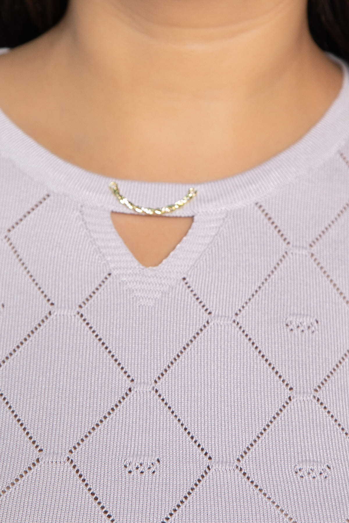 Блуза Нежный узор (сиреневая) Б14938-18М