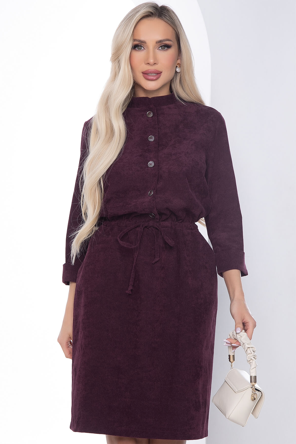 Платье Сафари (бордо) П0783