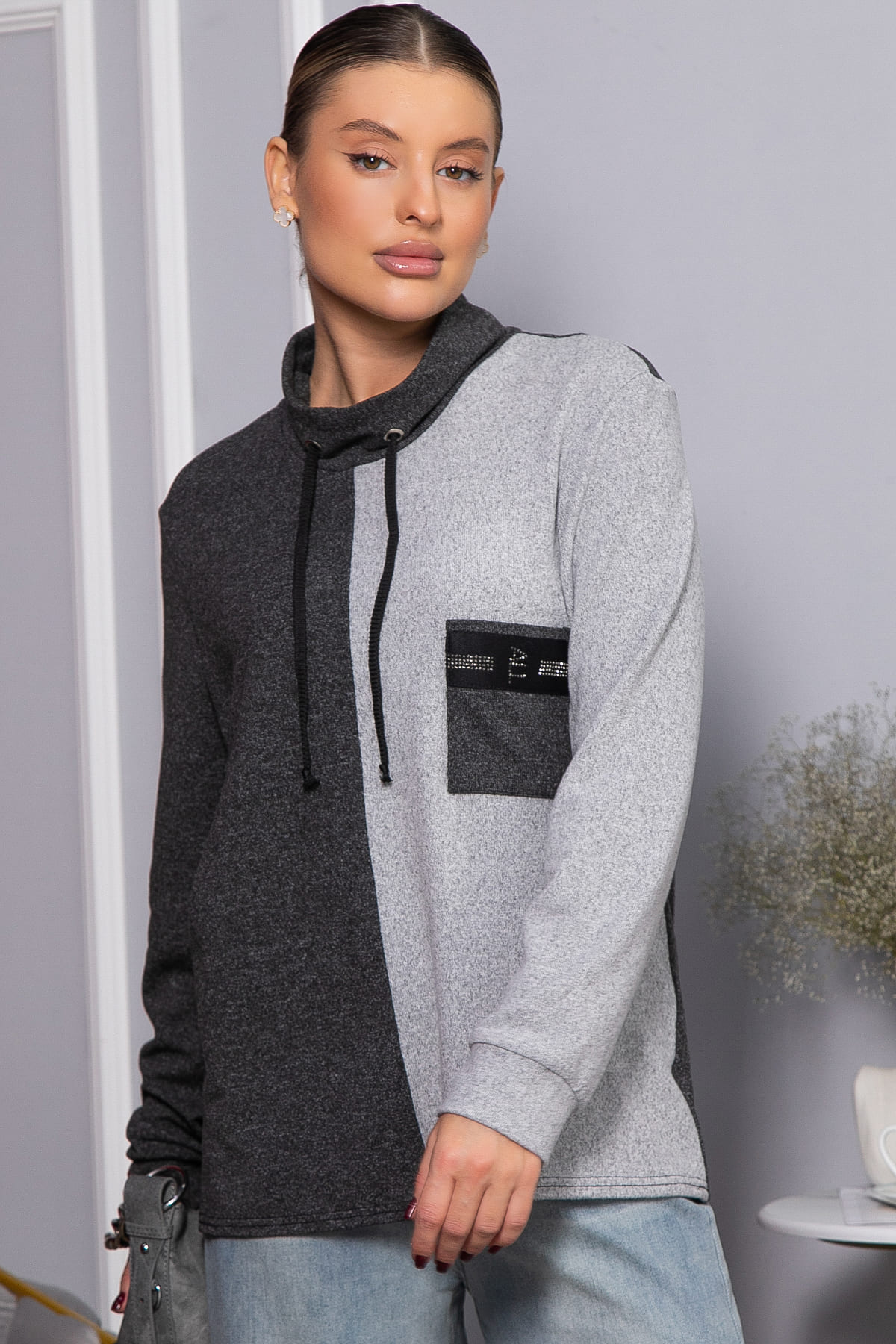 Джемпер Сорелия (серый) Б14378-50М