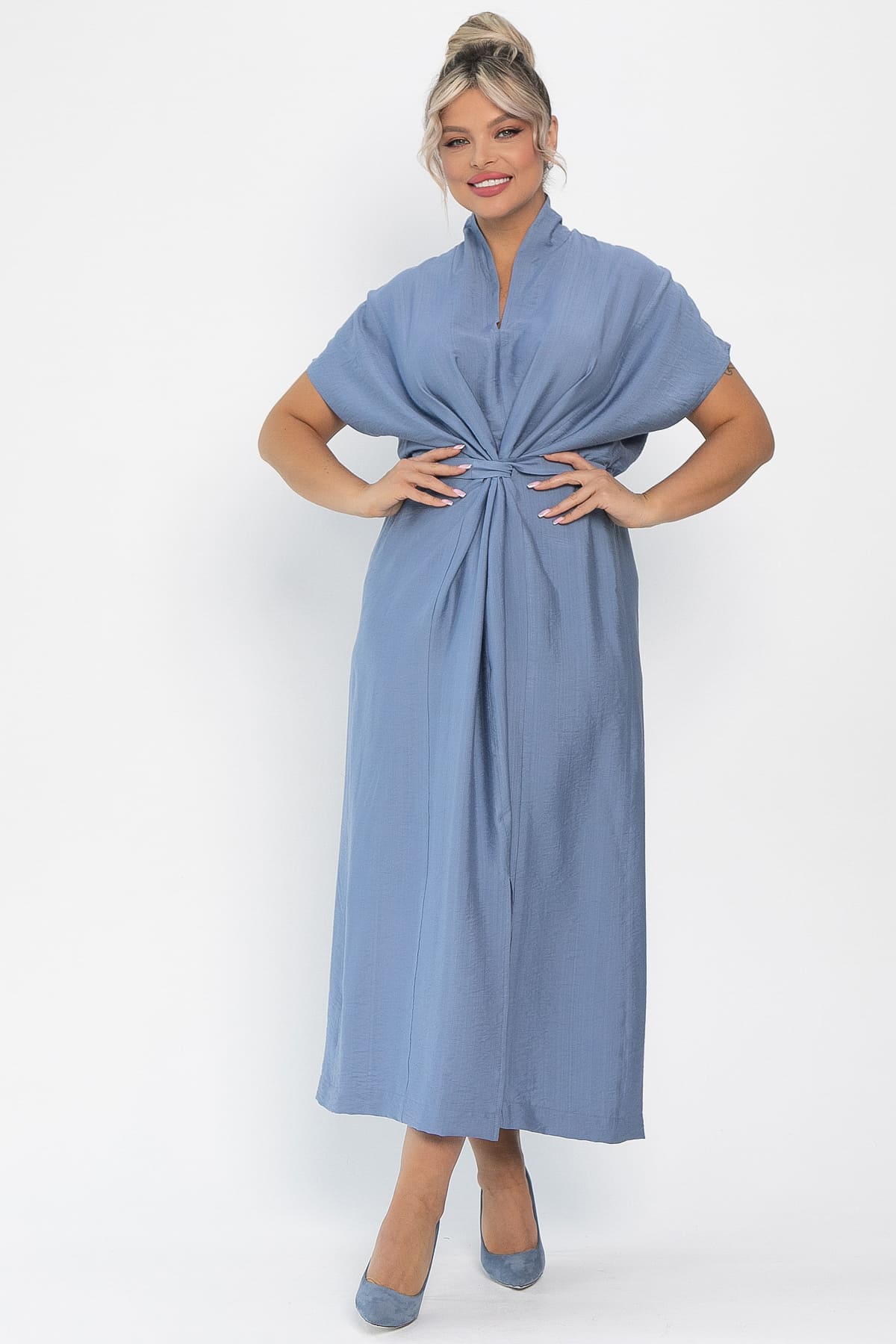 Платье Исландия (голубое) П14008-30М