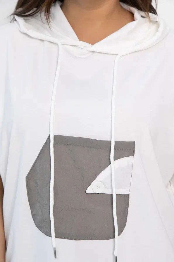 Блуза Мелика (белая) Б13939-1М