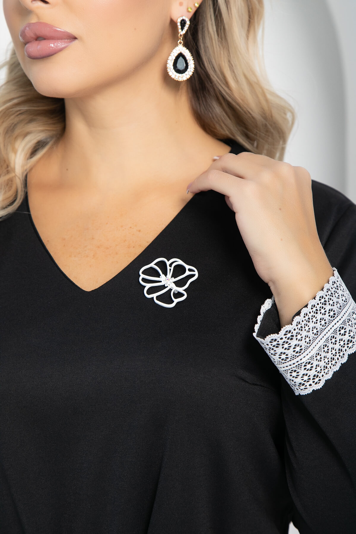 Платье Денвер (черное) П11435