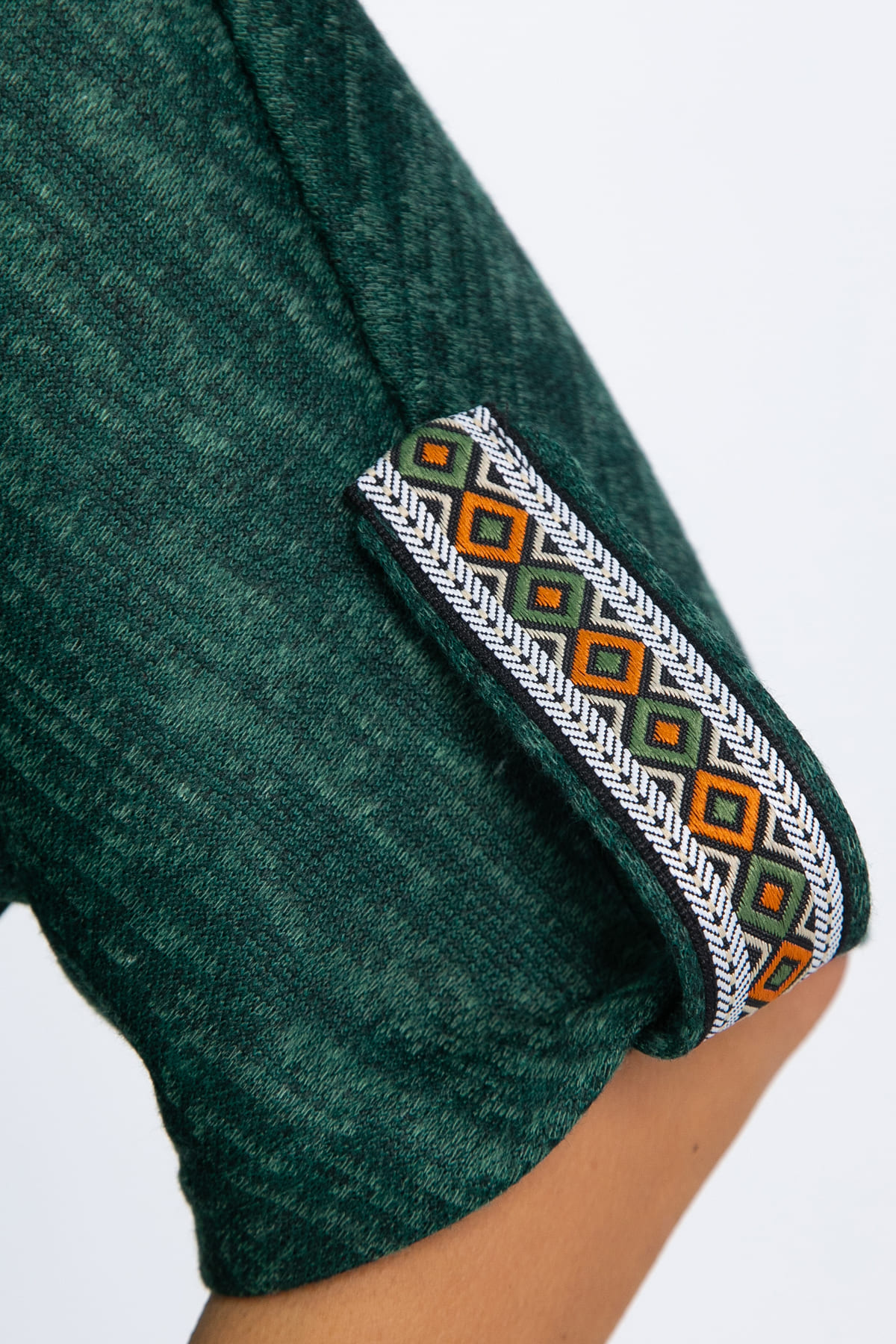 Платье трикотажное Кайла (зеленое) П14587-10М