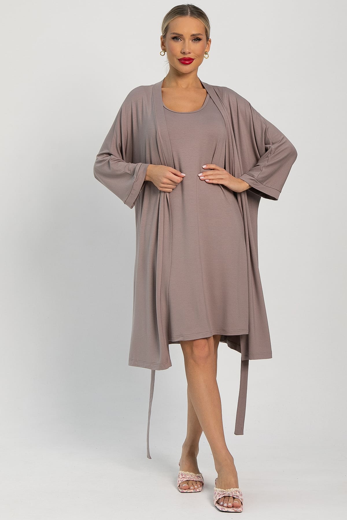 Пеньюар Шелк вискозы (латте) П14486-52М