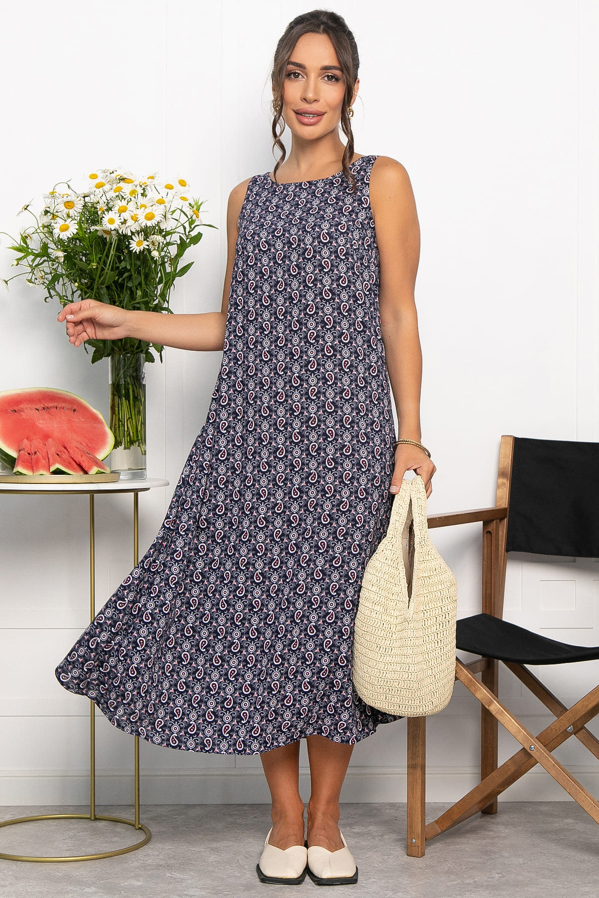 Сарафан Кампари (синий) П13994-10М