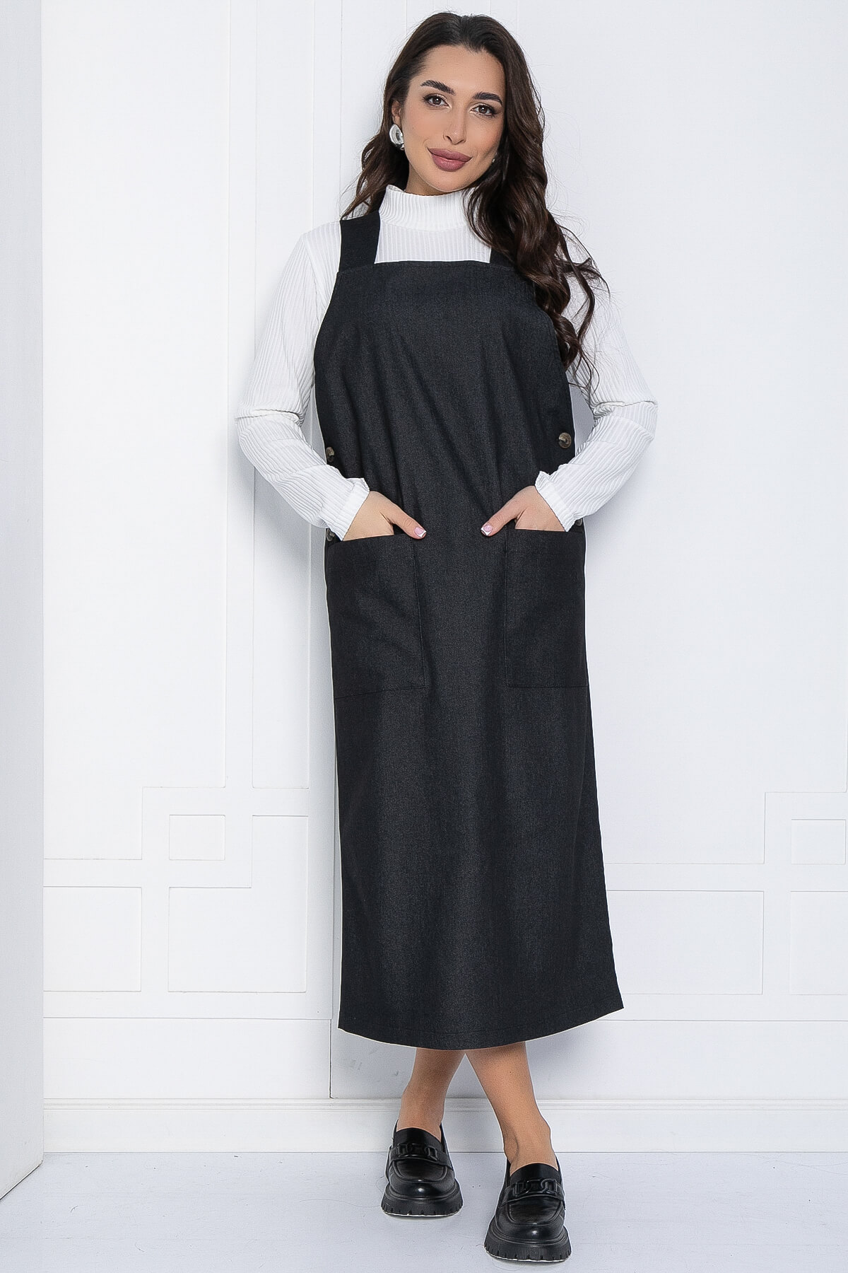 Сарафан Айлин (черный) П12438-2