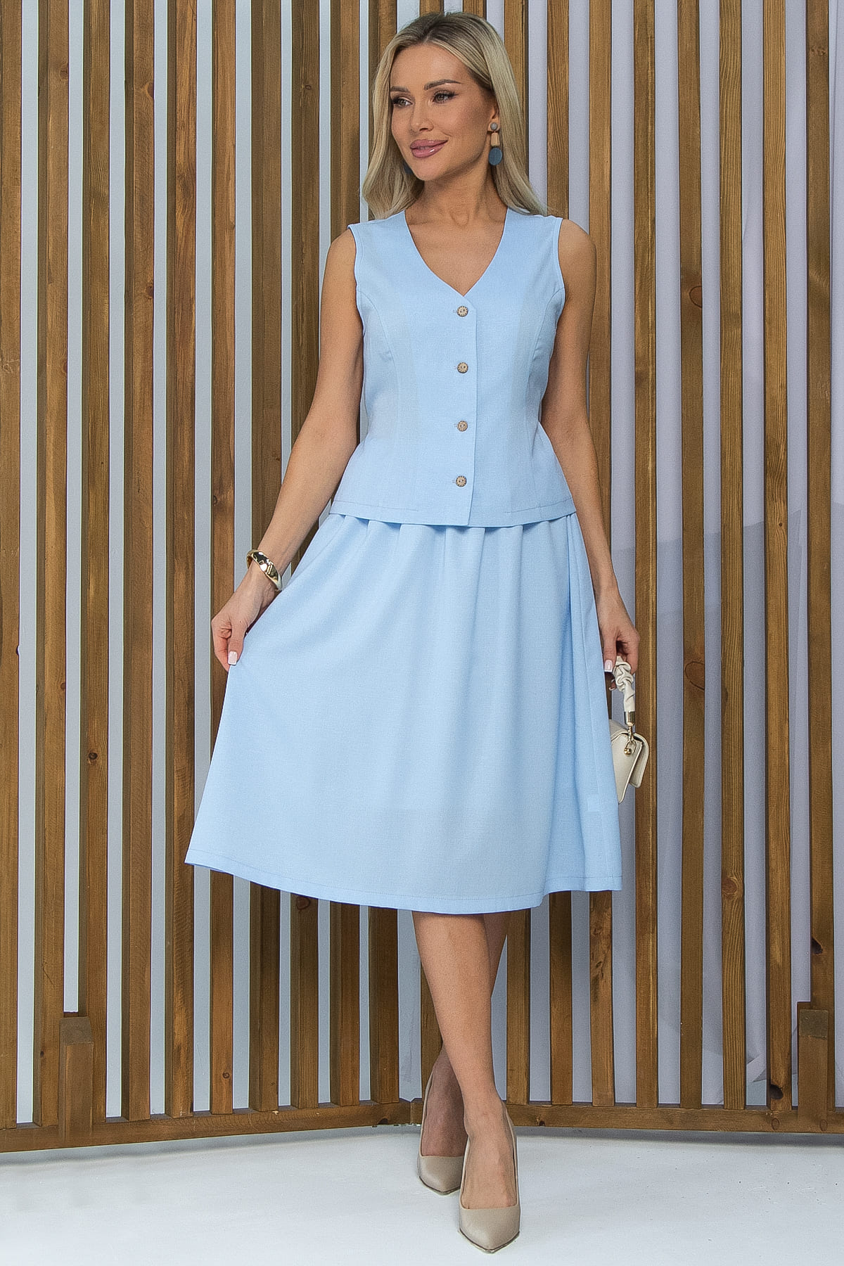 Костюм Жанет (голубой) К13439-9М