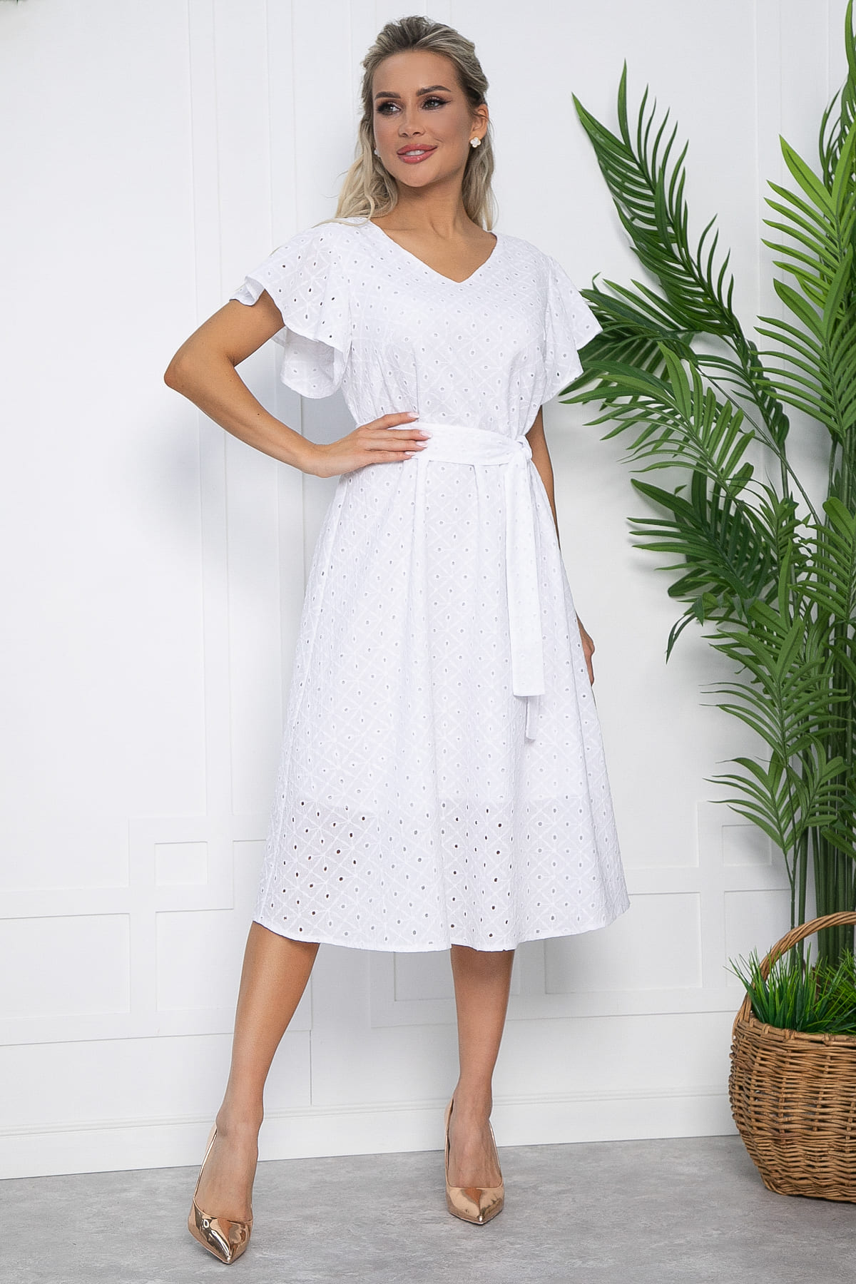 Платье Мелодия любви (белое) П13632-4М