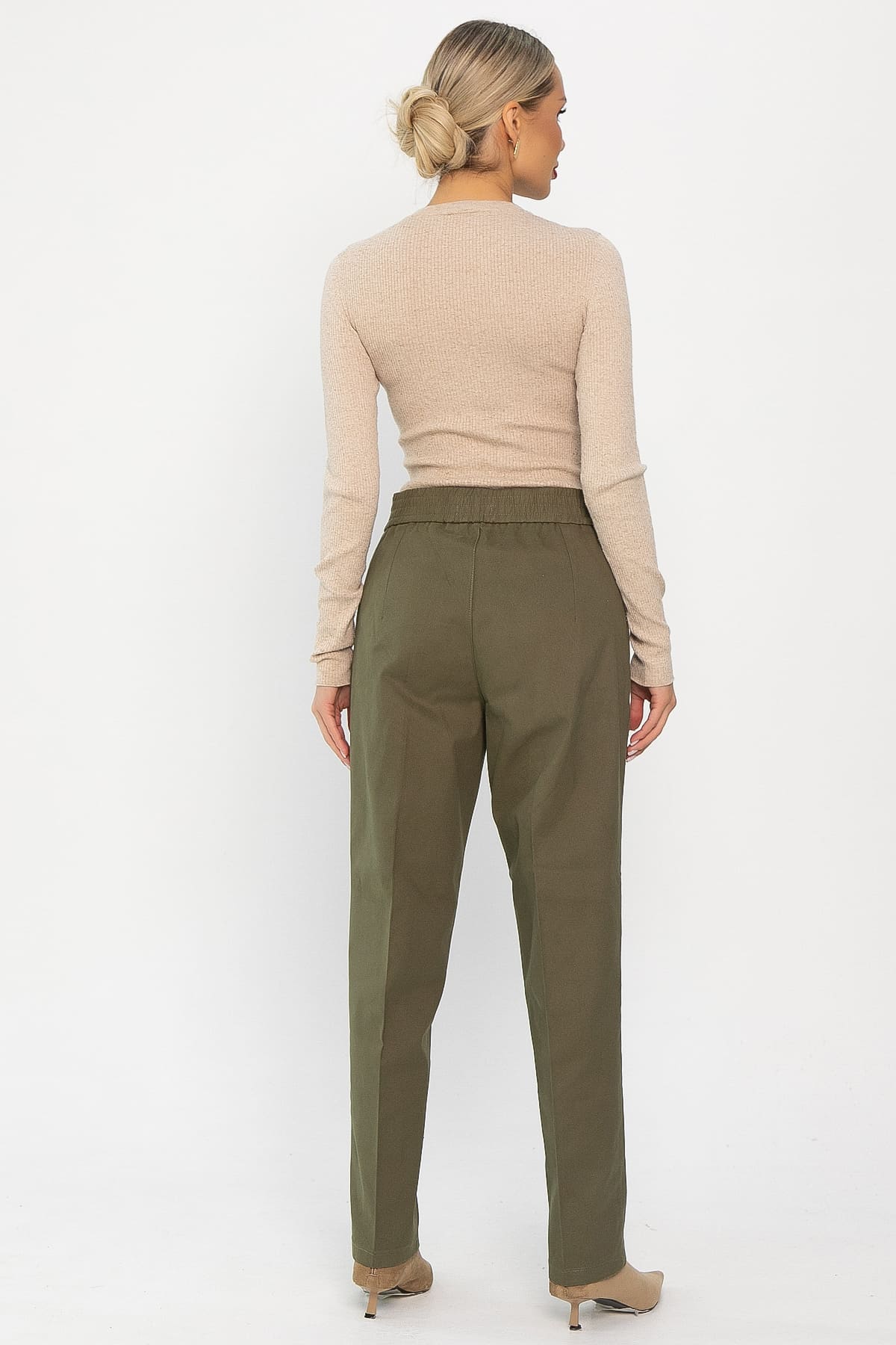 Брюки на резинке Спринт (хаки) Б14260-18М