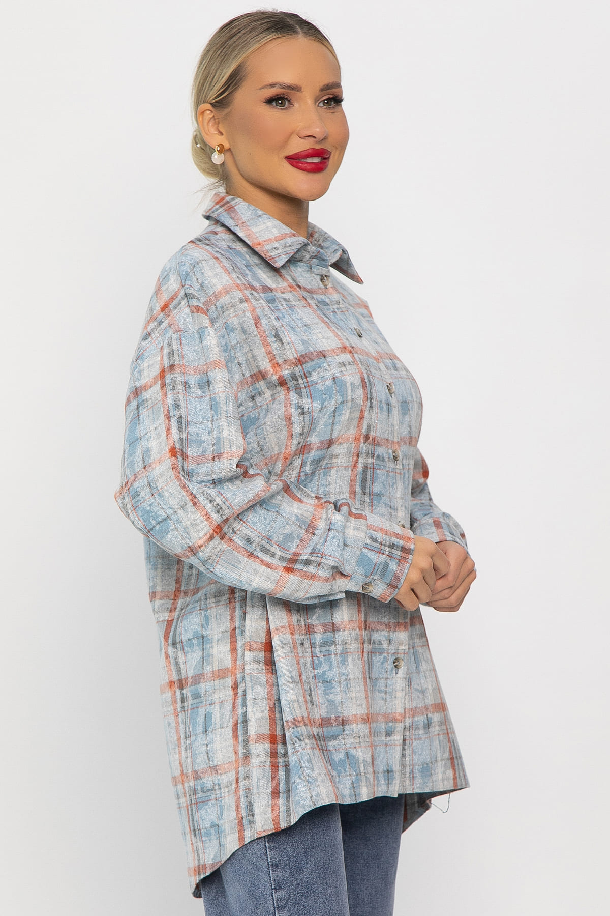 Рубашка Скай (голубая) Б14195-5М