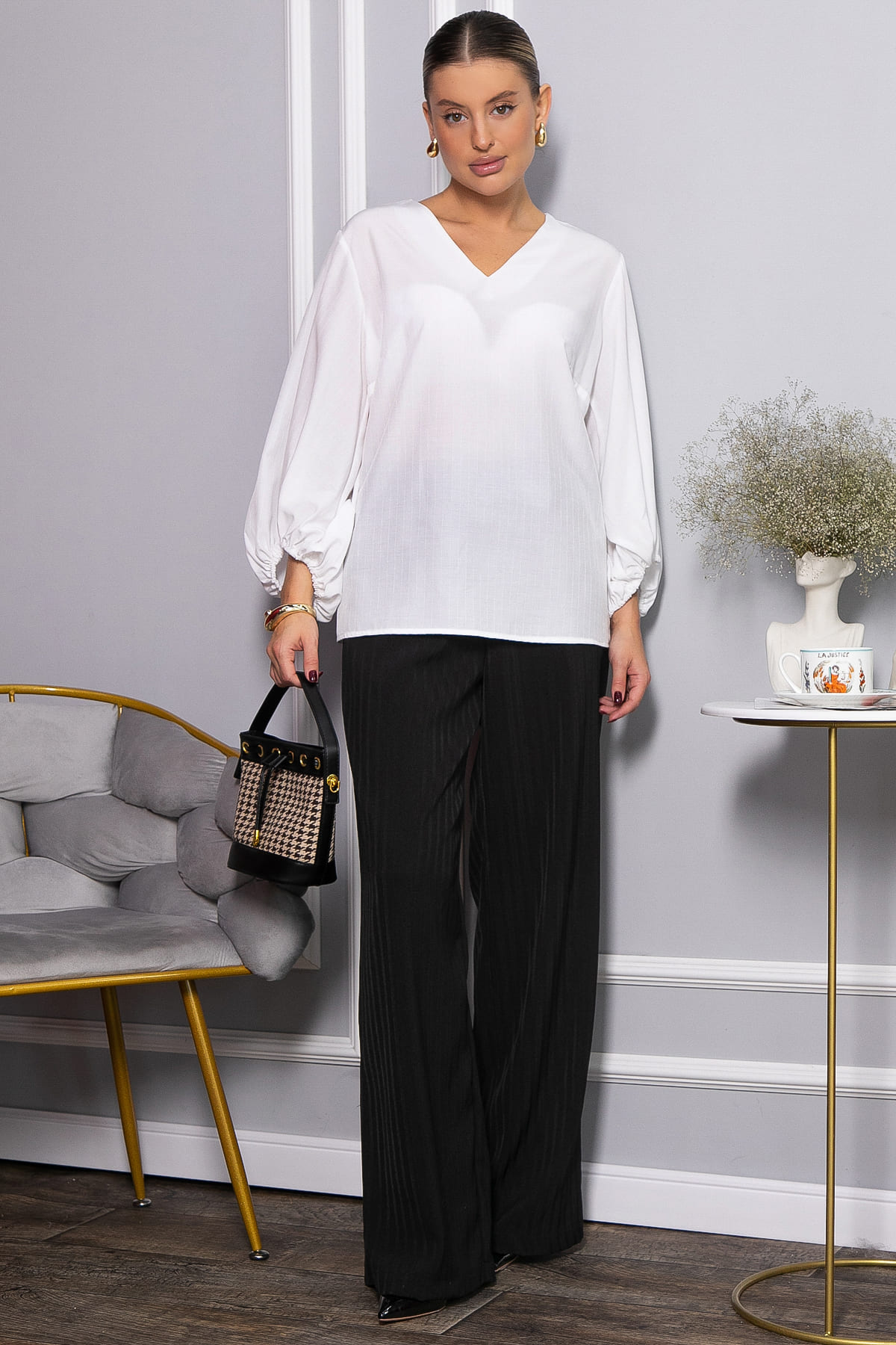 Блуза Бувардия (молочная) Б14423-12М