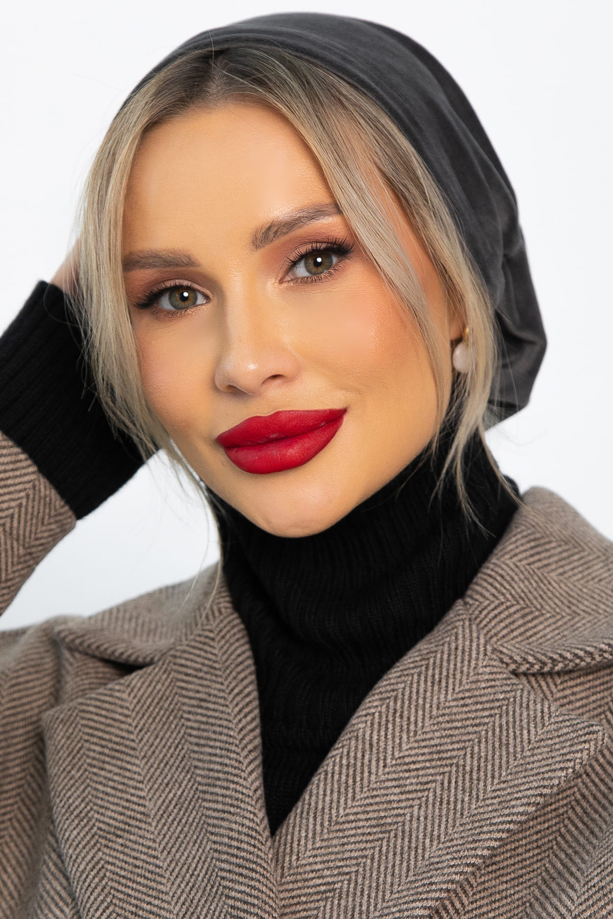 Чалма с резинкой (серая) ЧР12-23М