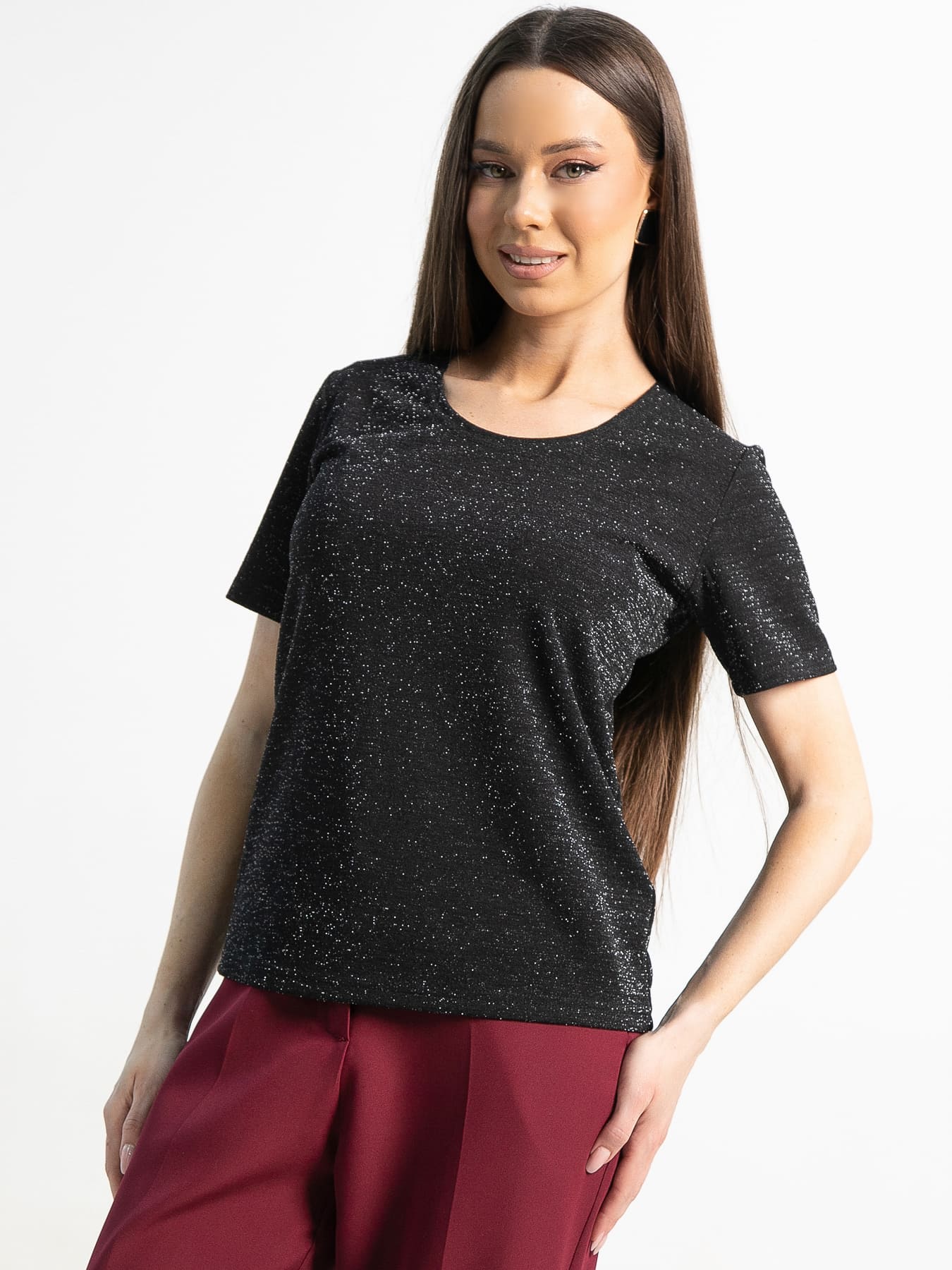 Блуза Сказочно красива (черная) Б15217-19М