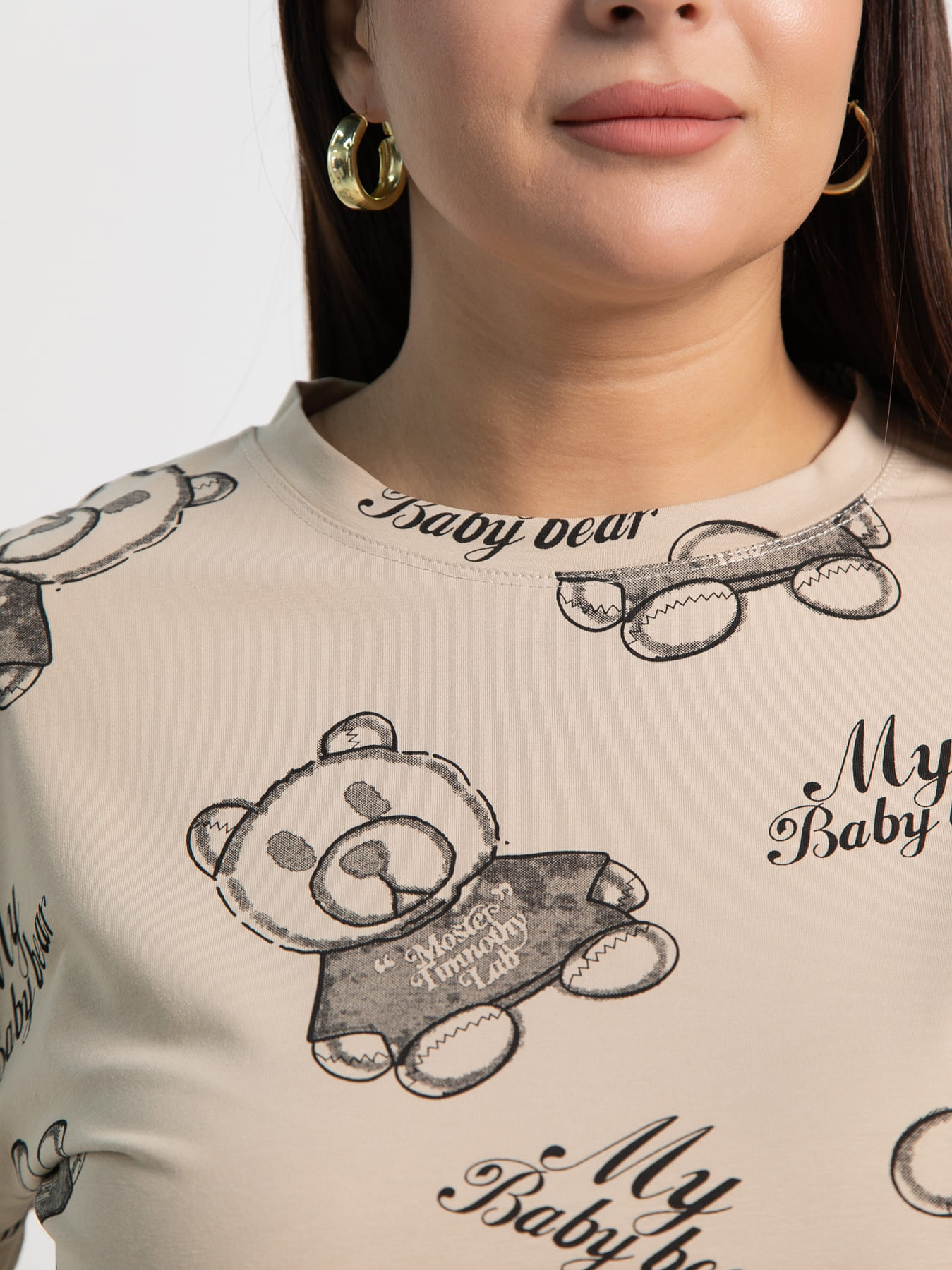 Футболка Бриса (бежевая) Б15372-20М