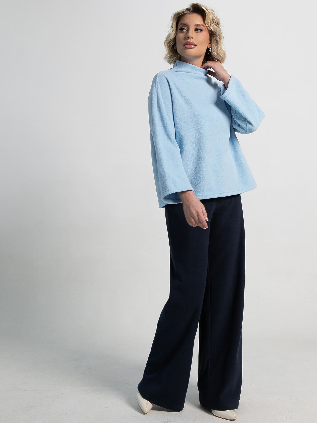 Костюм флисовый Дыхание зимы (синий) К15174-10М