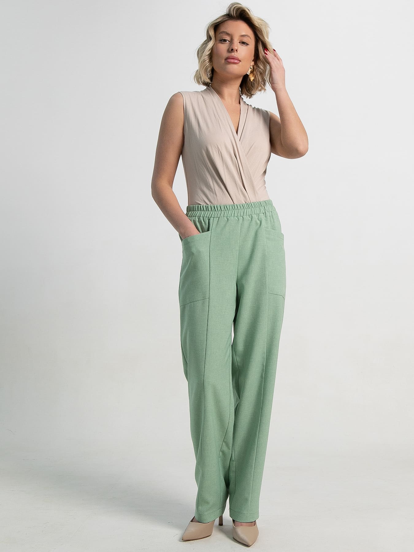 Брюки Кения (фисташка) Б15257-19М