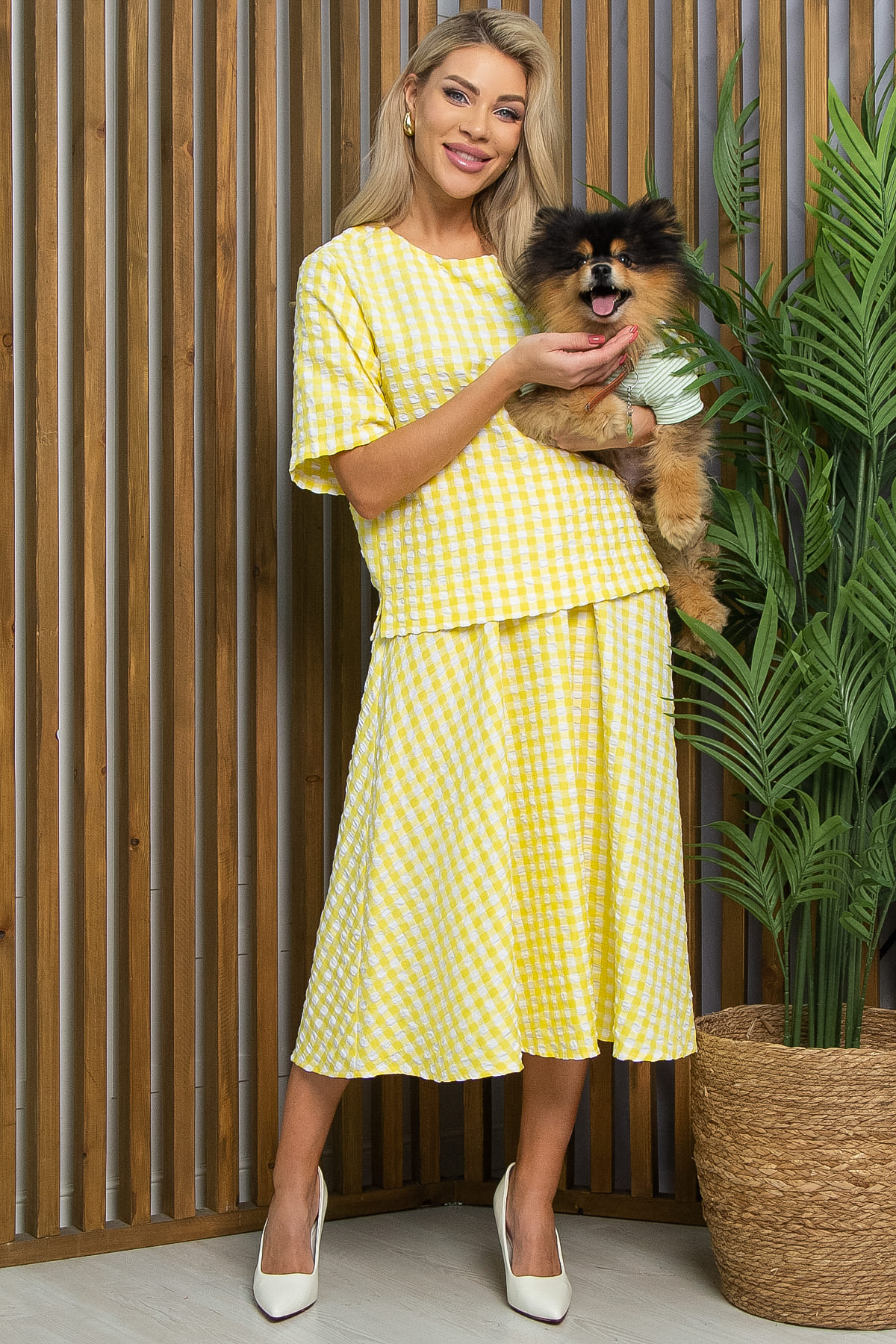 Костюм Выходной день (желтый) К13435-2М