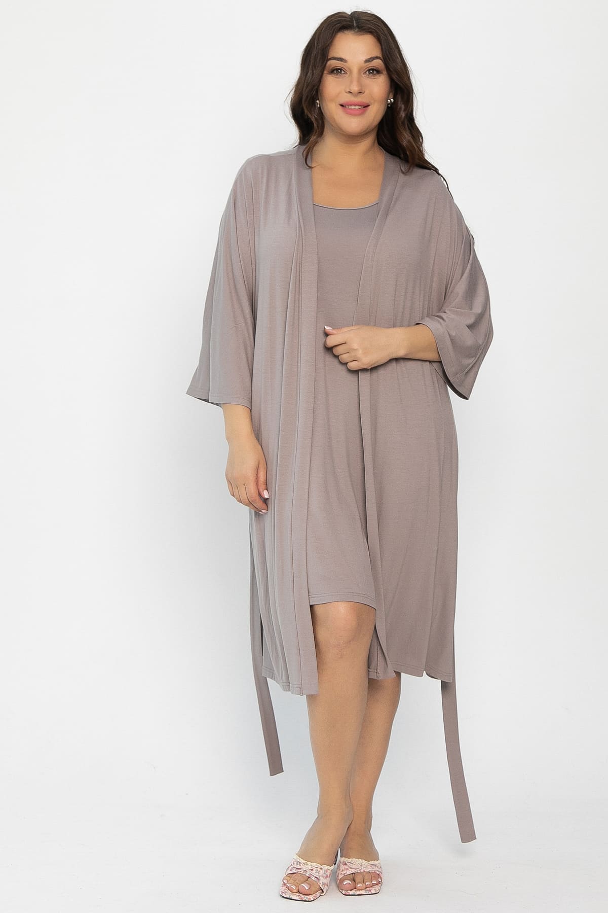 Пеньюар Шелк вискозы (латте) П14486-52М