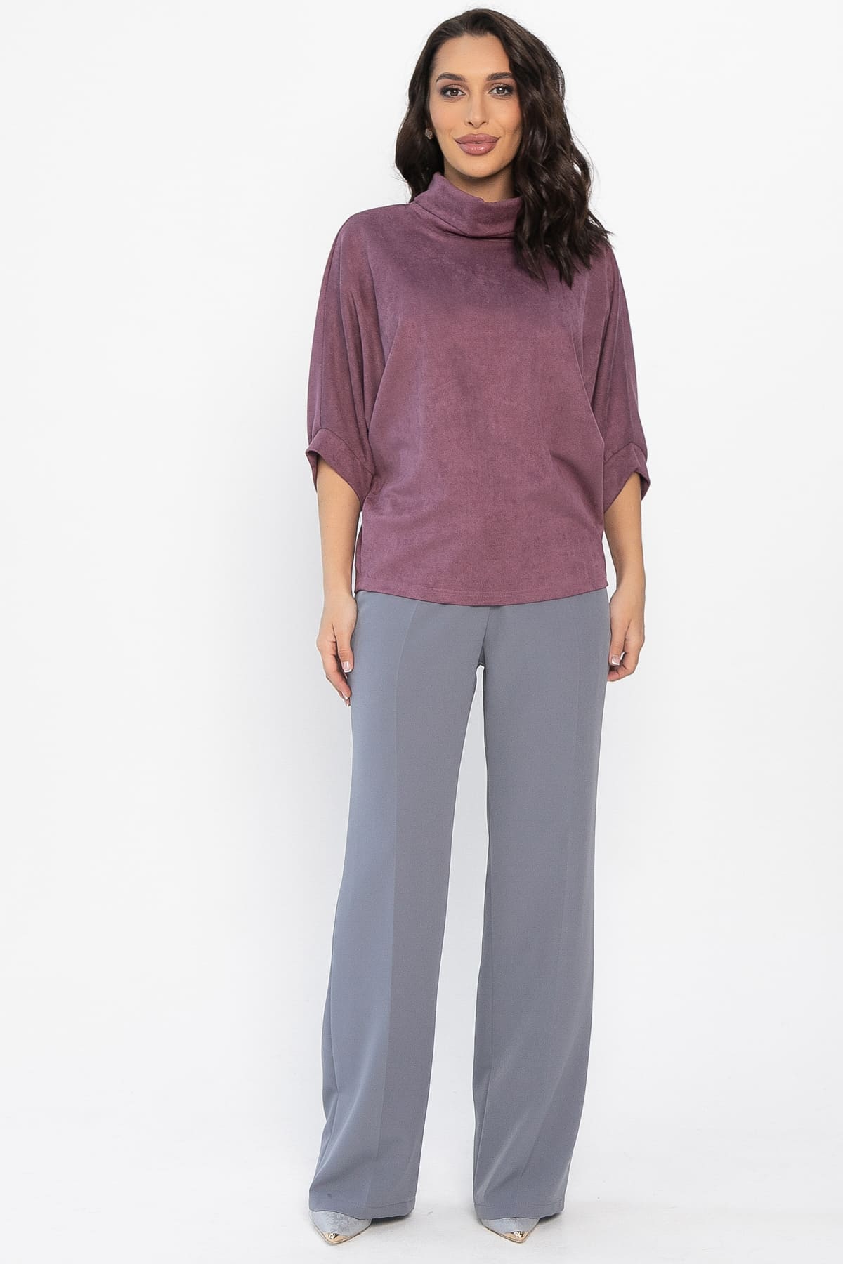 Блуза Барбара (лиловая) Б14573-12М