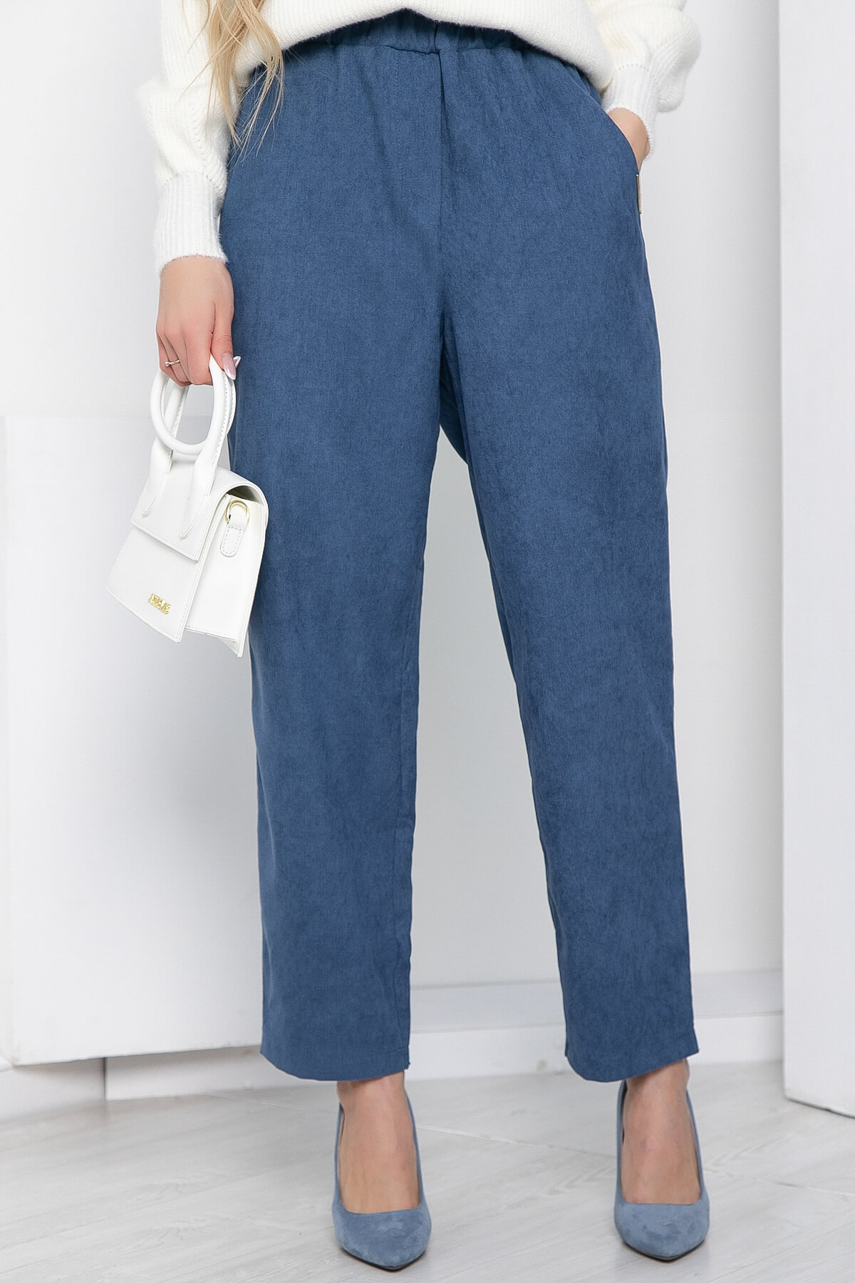 Брюки "Бертина" (синие) Б8268