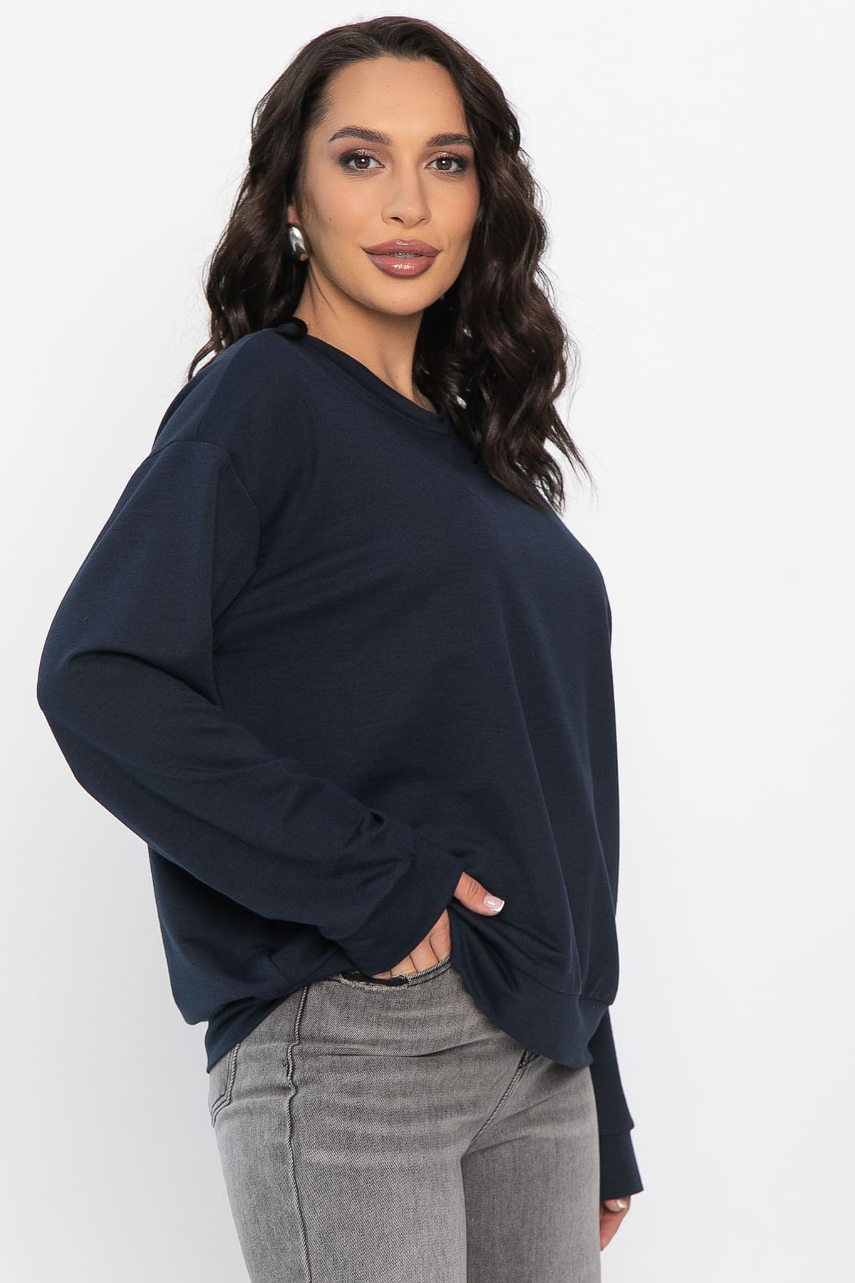 Свитшот Айрис (темно-синий) Б14568-25М