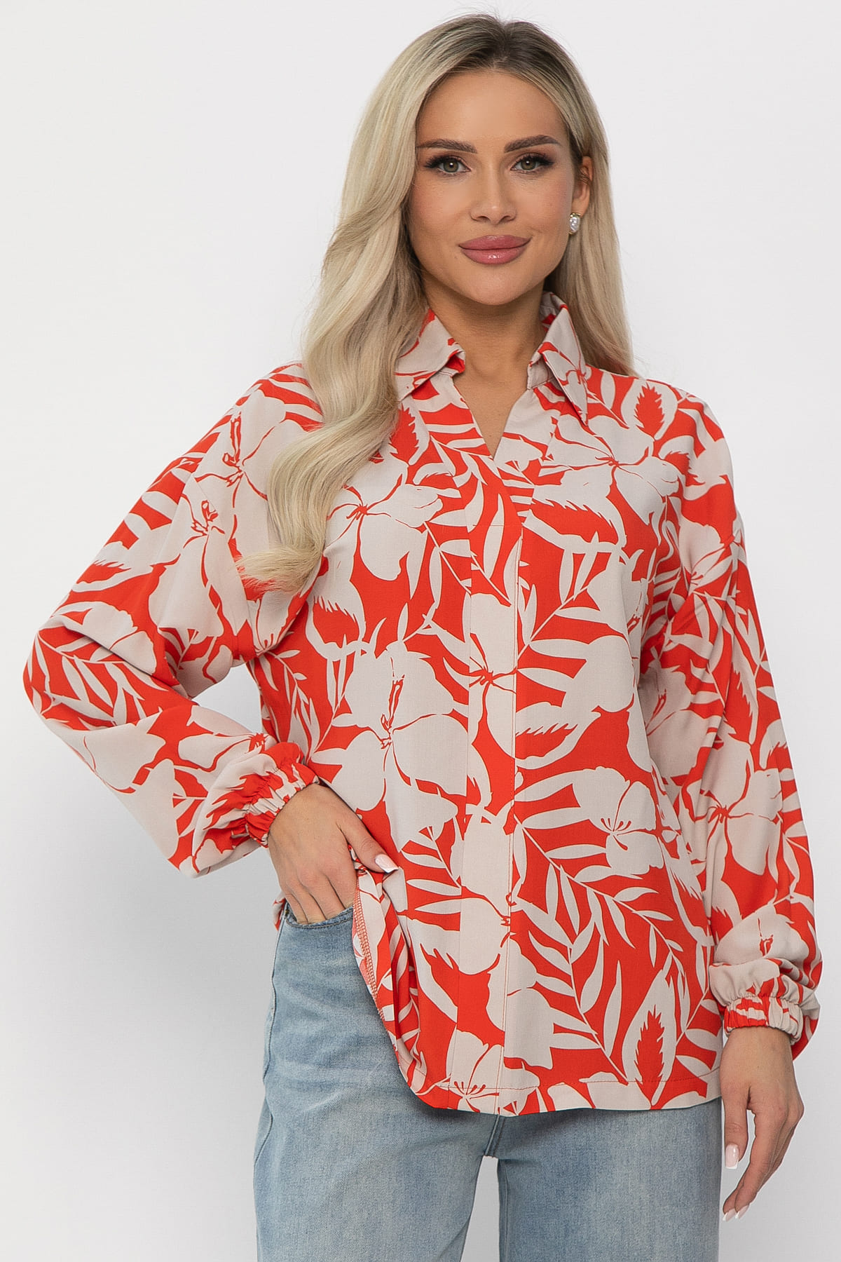 Рубашка Массандра (оранжевая) Б13761-25М