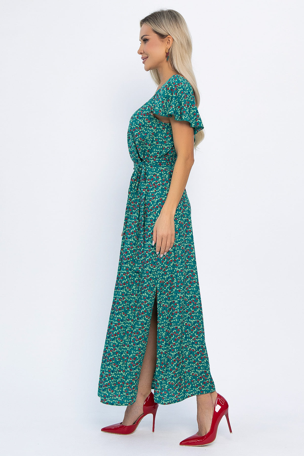 Платье Вечер свиданий (зеленое) П13830-16М