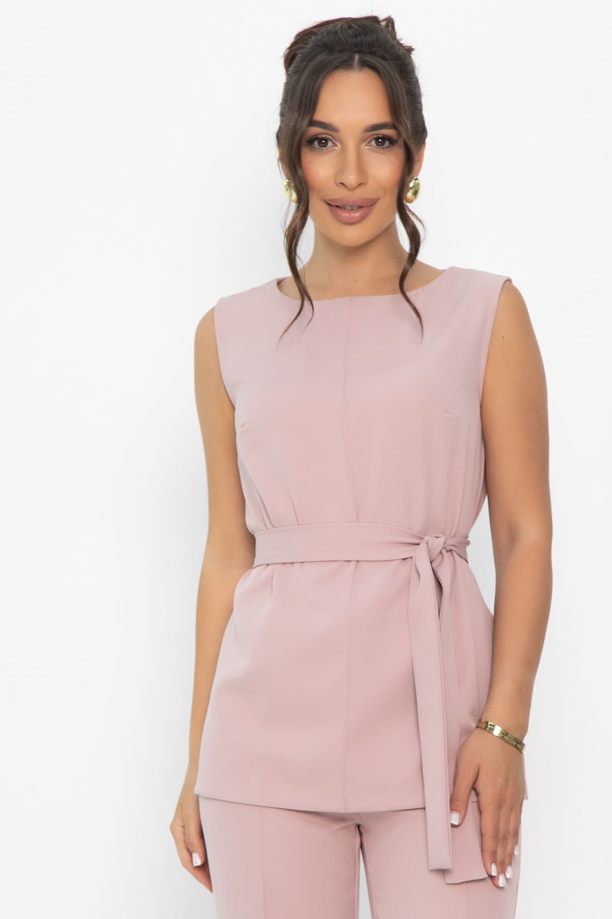 Костюм Гармония стиля (пудра) К13836-30М