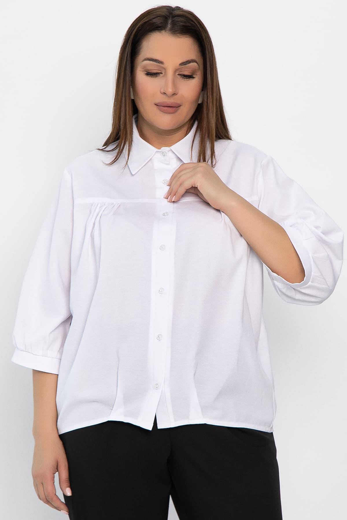 Рубашка Кира (белая) Б14222-4М