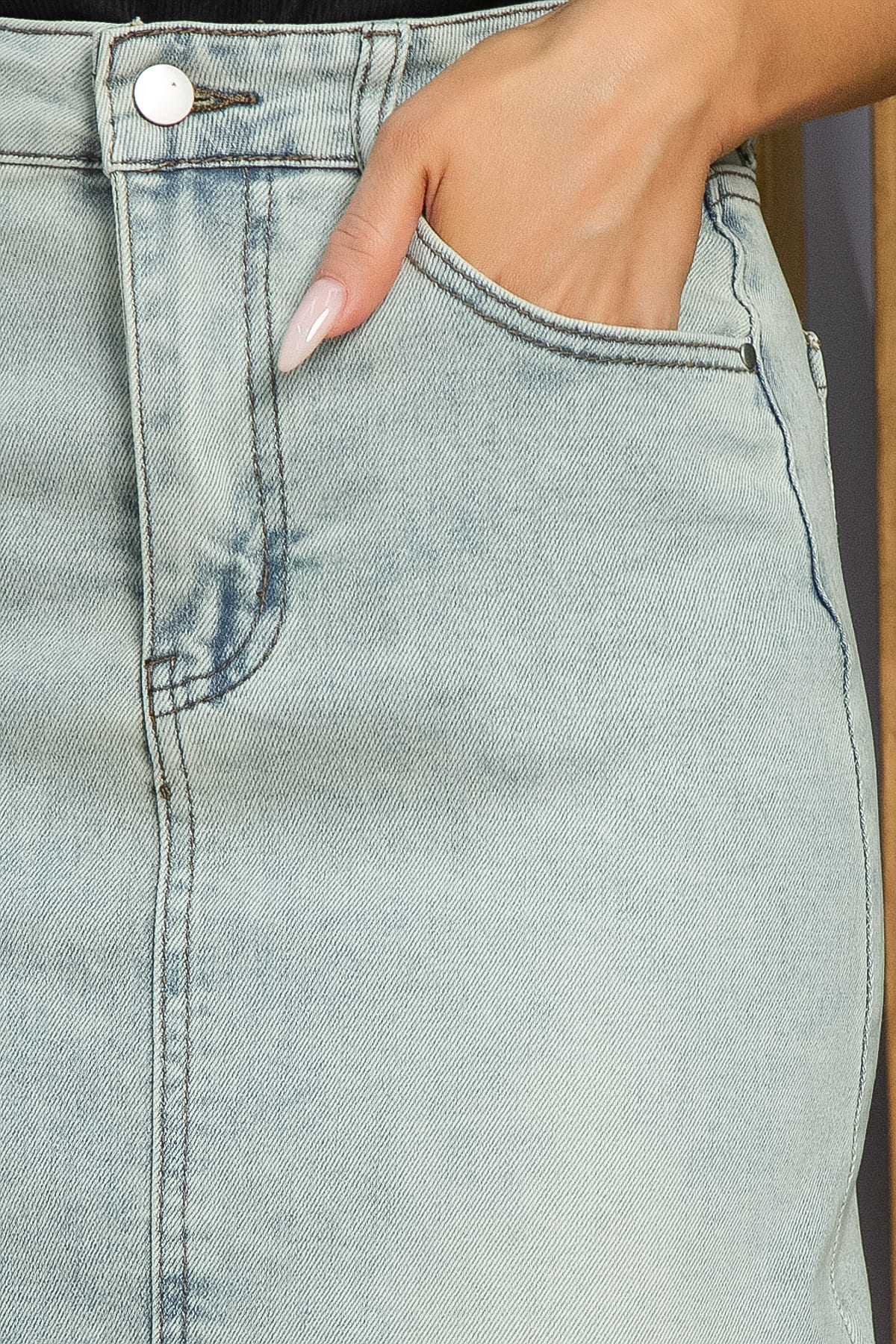 Юбка Лондон (голубо-зеленая) Ю13417-4М