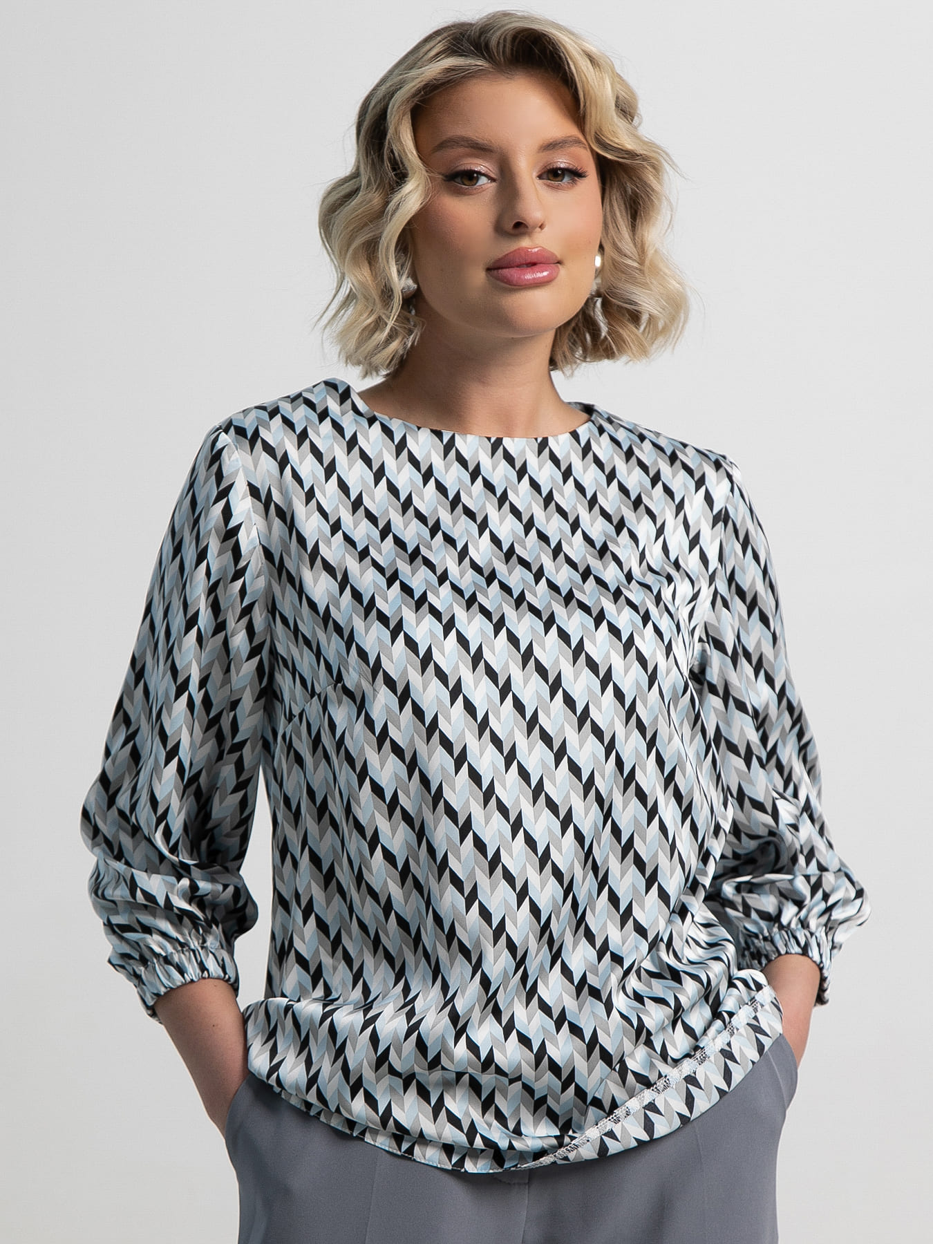 Блуза Прерия (голубая) Б15149-30М