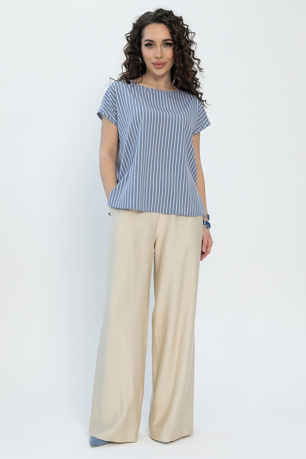 Костюм Яркие планы (бежево-красный) К13591-30М