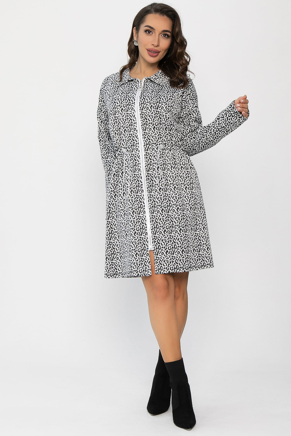 Платье Зарина (серое) П14226-5М