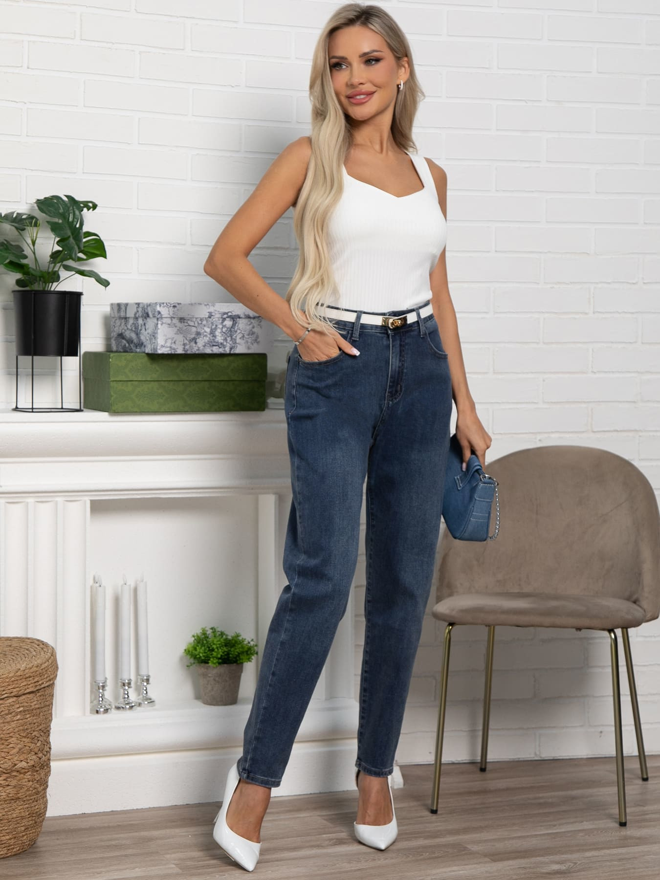 Джинсы Истод НЬЮ (синие) Б15436-12М