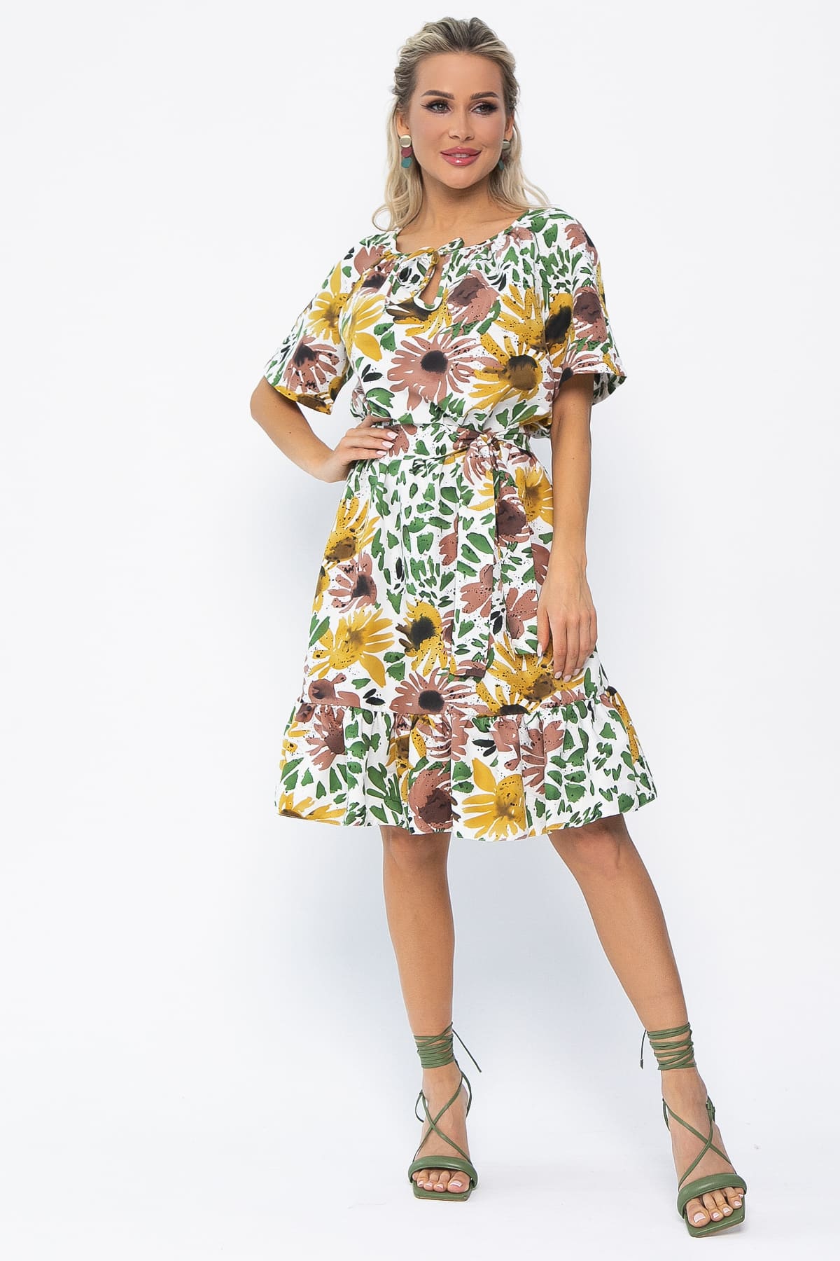 Платье Алания НЬЮ (цветы) П13627-10М