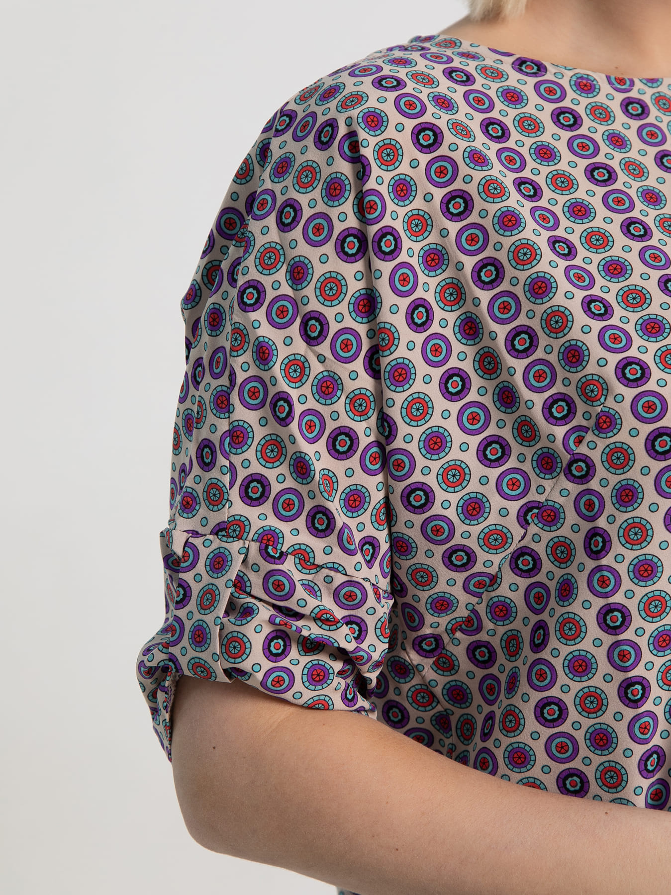 Блуза Альбера (сиреневая) Б15518-30М