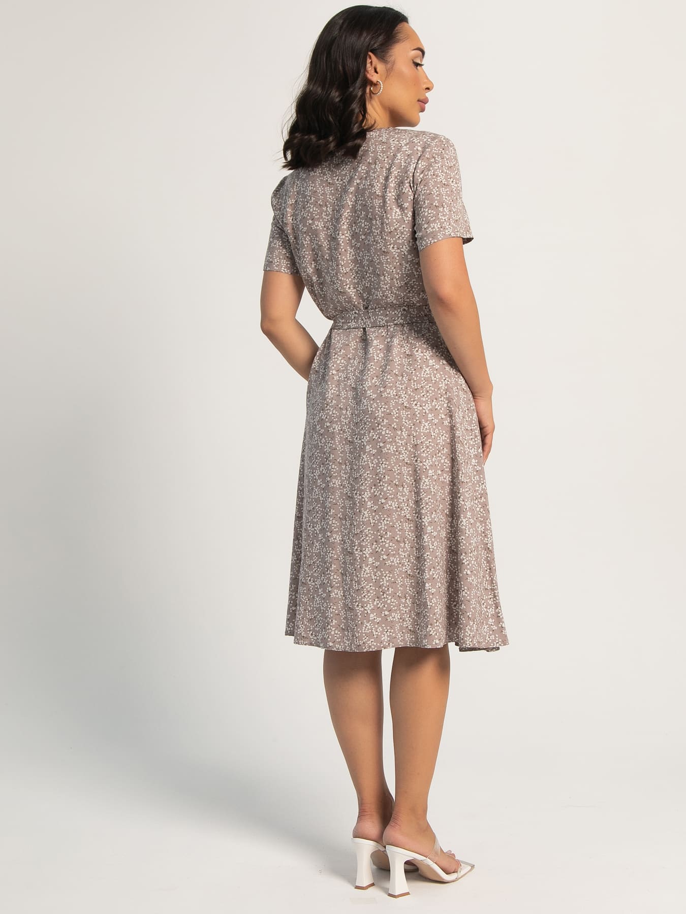 Платье Мисс Романтика (кофе с молоком) П16064-25М