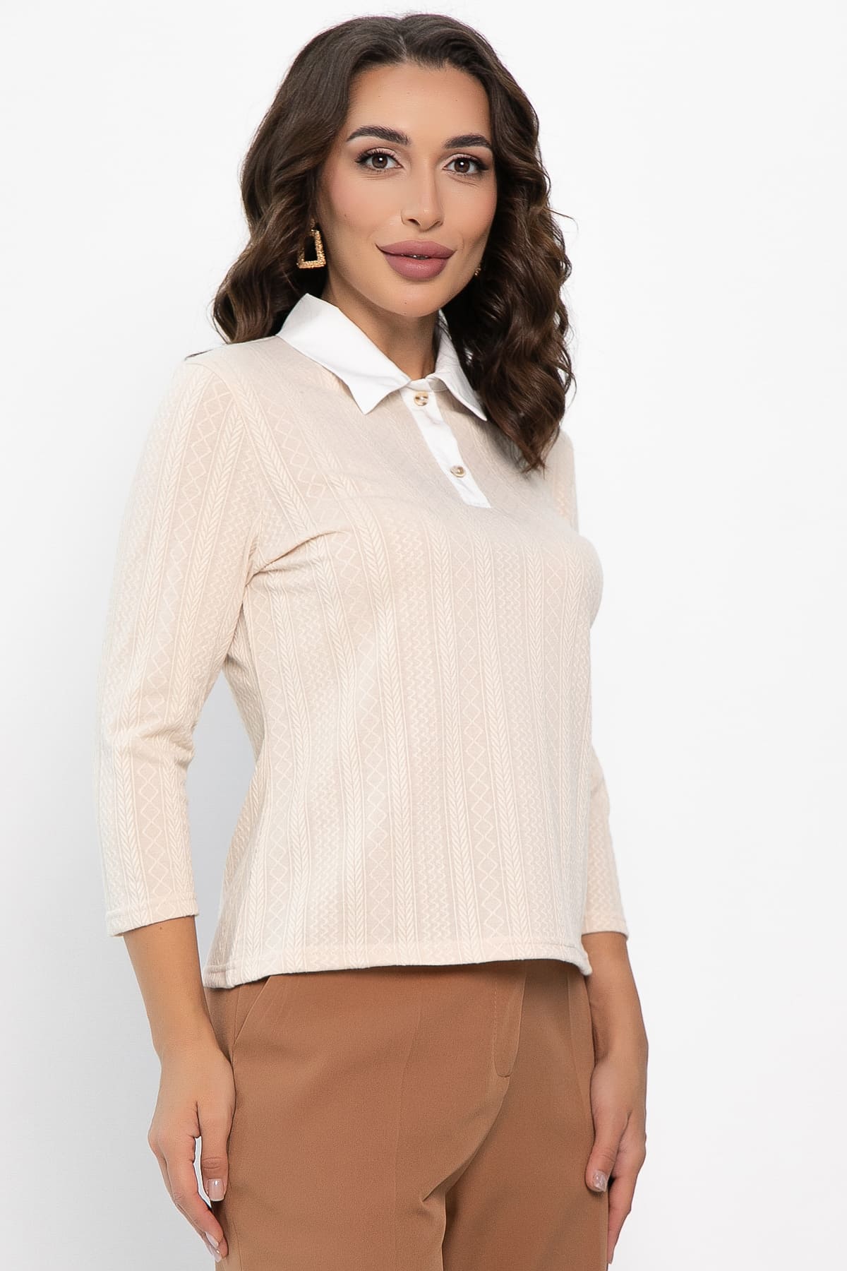 Поло Тренди НЬЮ (бежевое) Б14152-10М