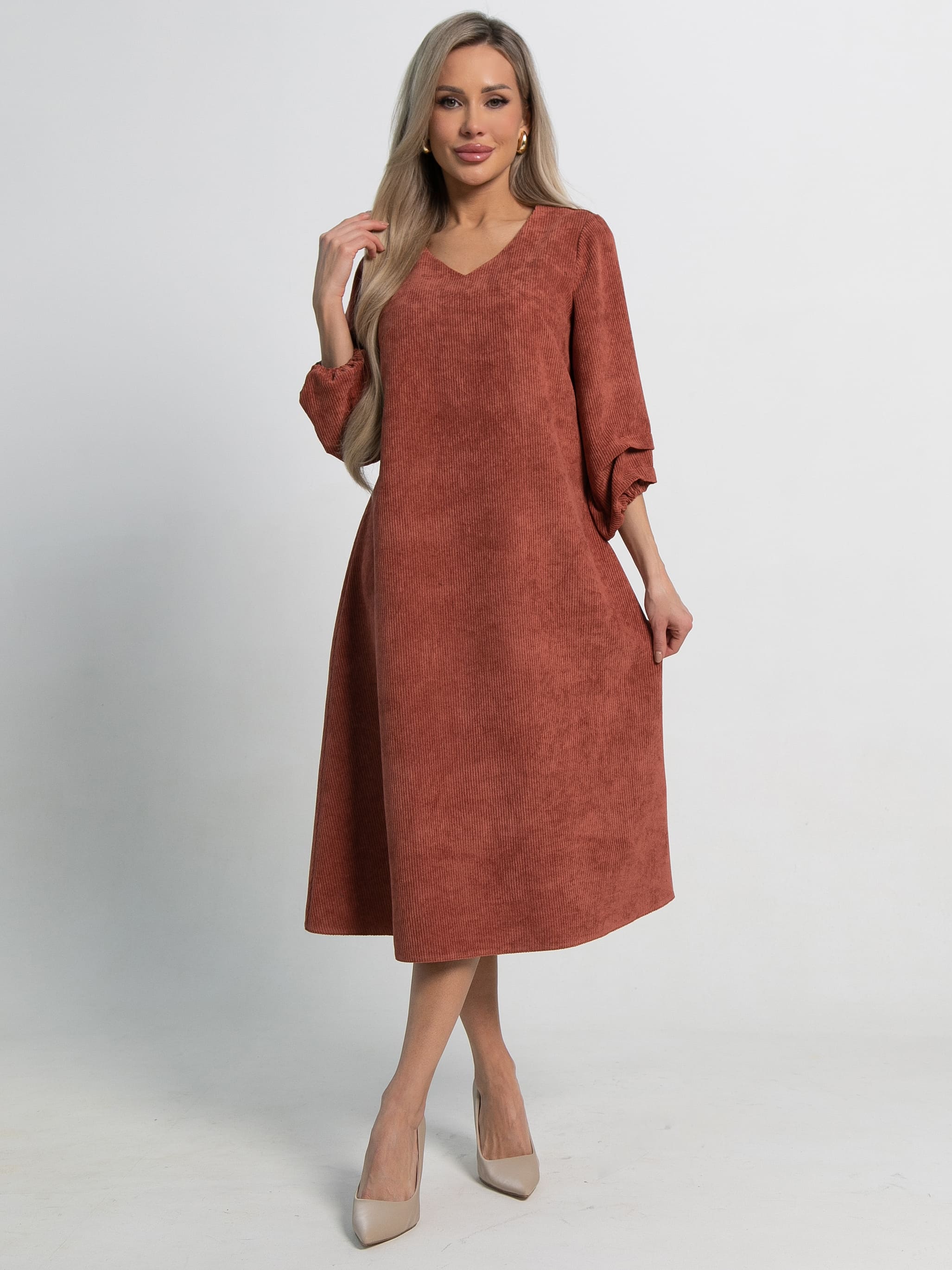 Платье Аглая (терракот) П15136-4М