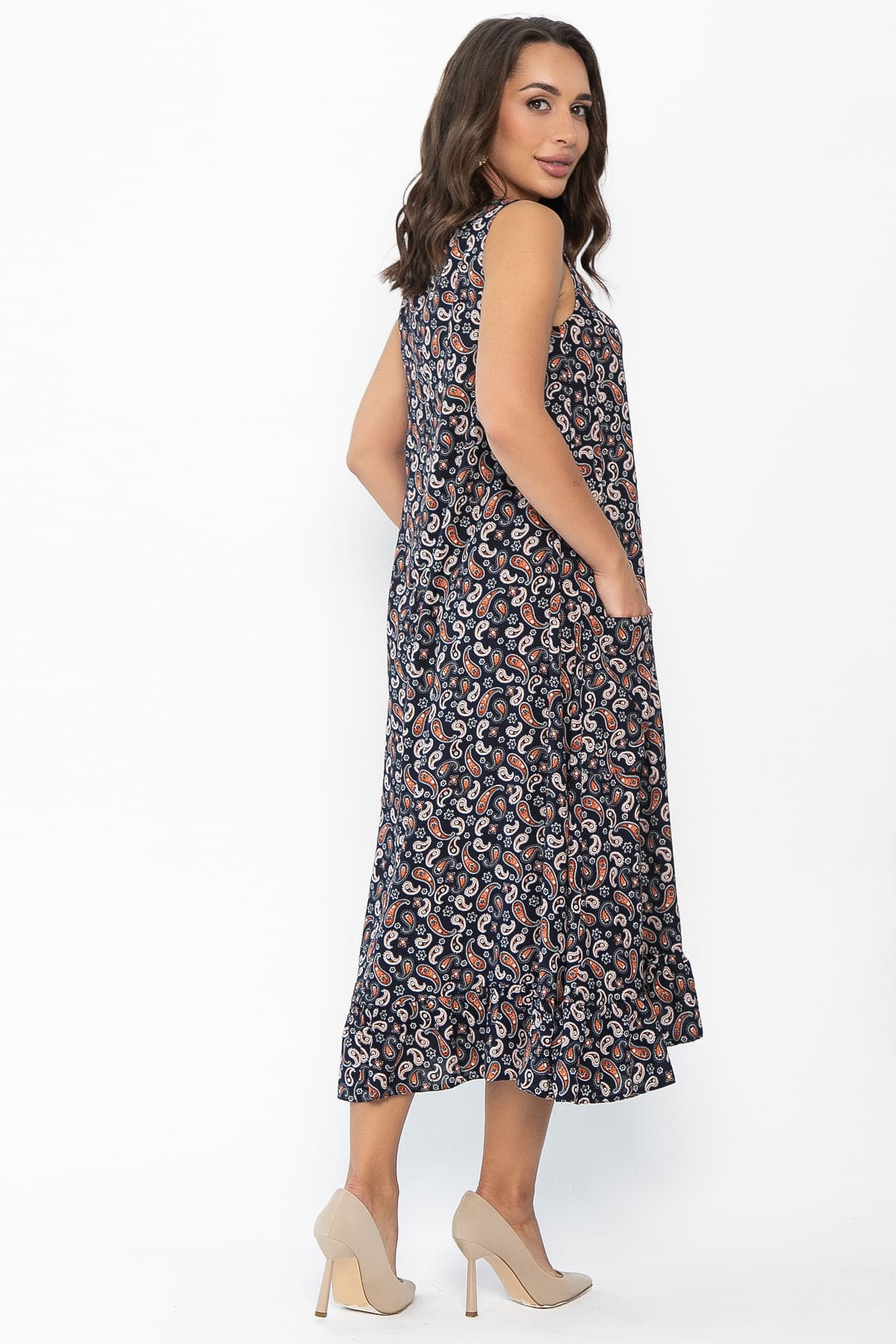 Сарафан Нимфа (синий) П14053-10М