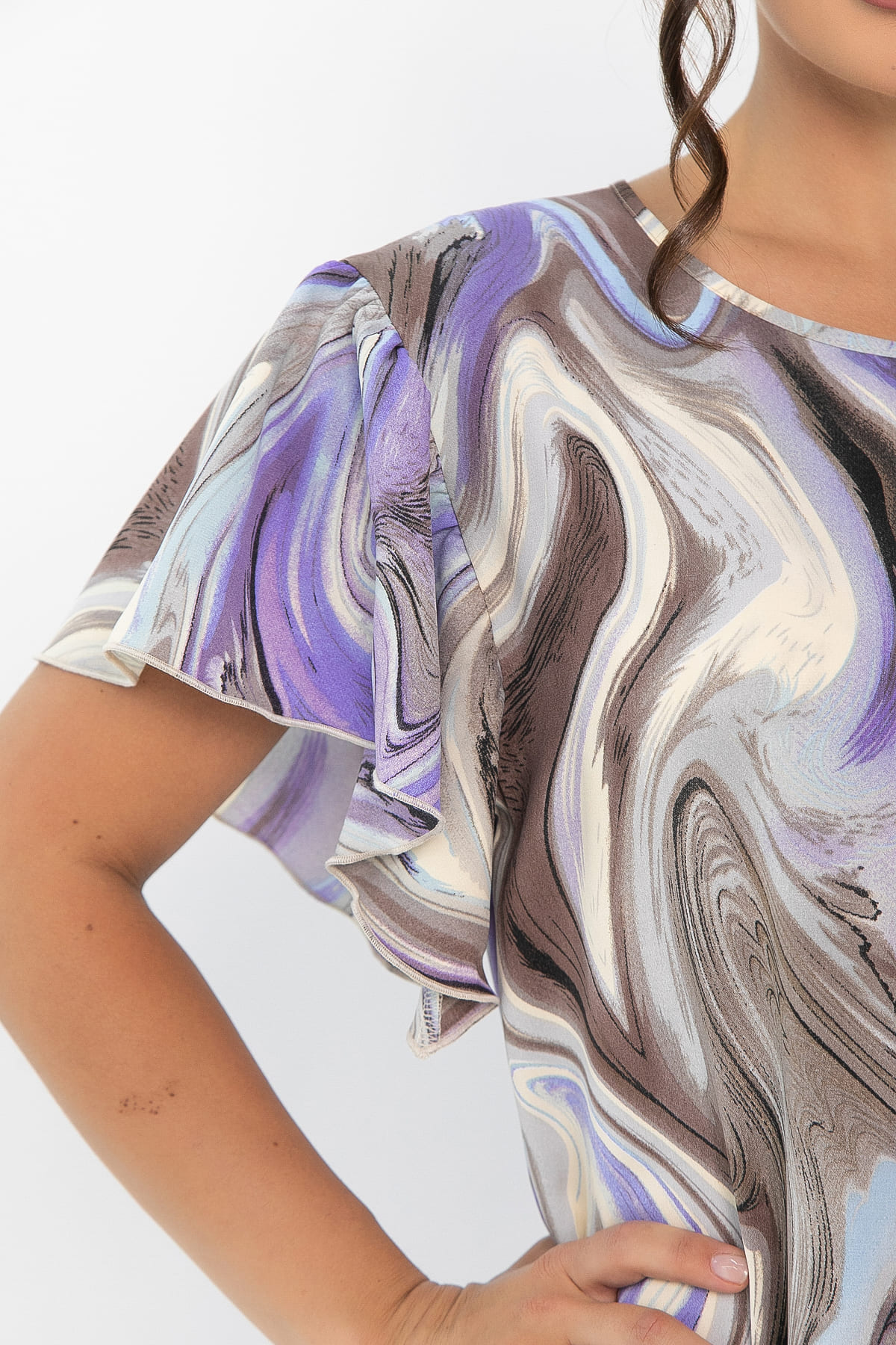 Платье Фантазия (серое) П13951-12М