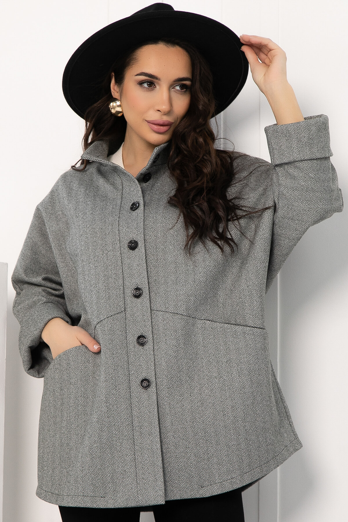 Жакет Вместе навсегда (светло-серый) Б12803-4М