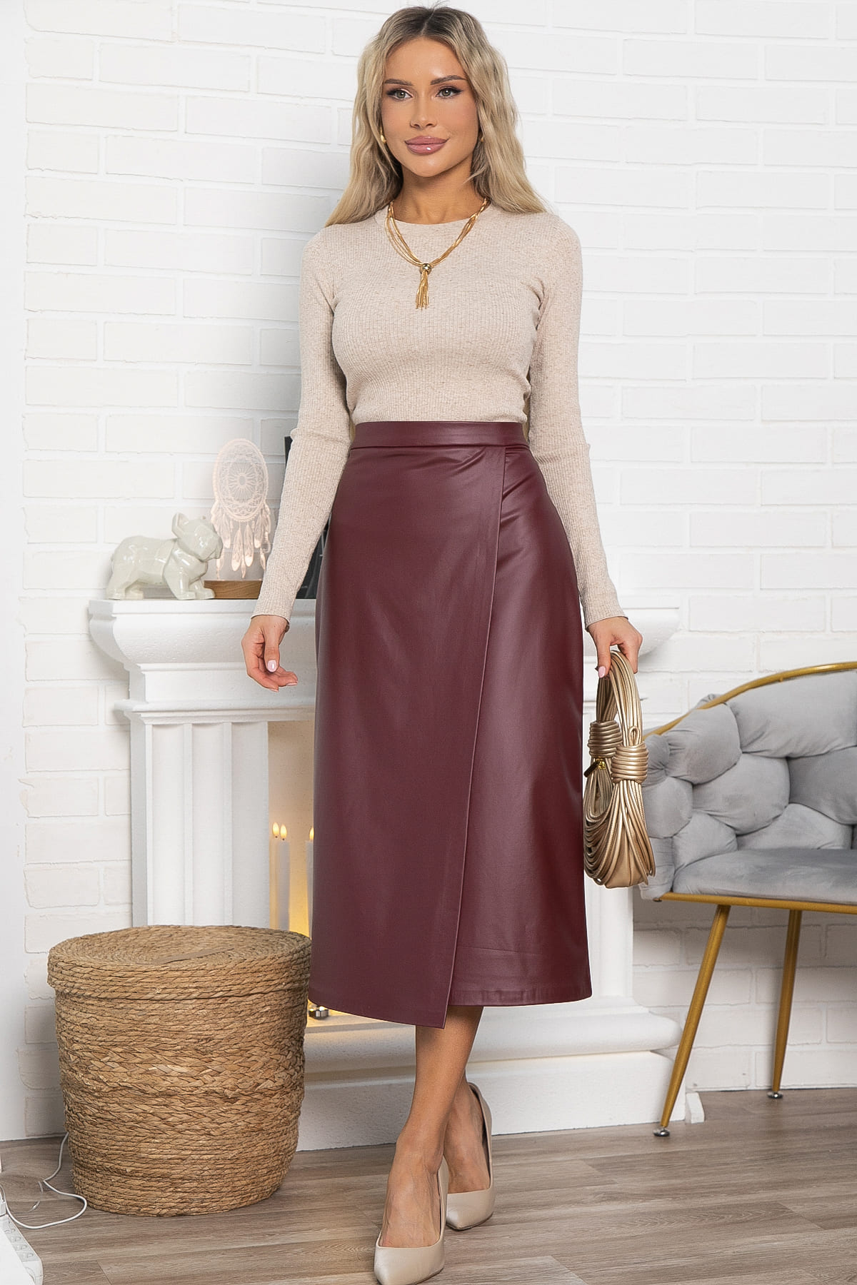 Юбка Невада (винный) Ю15014-25М