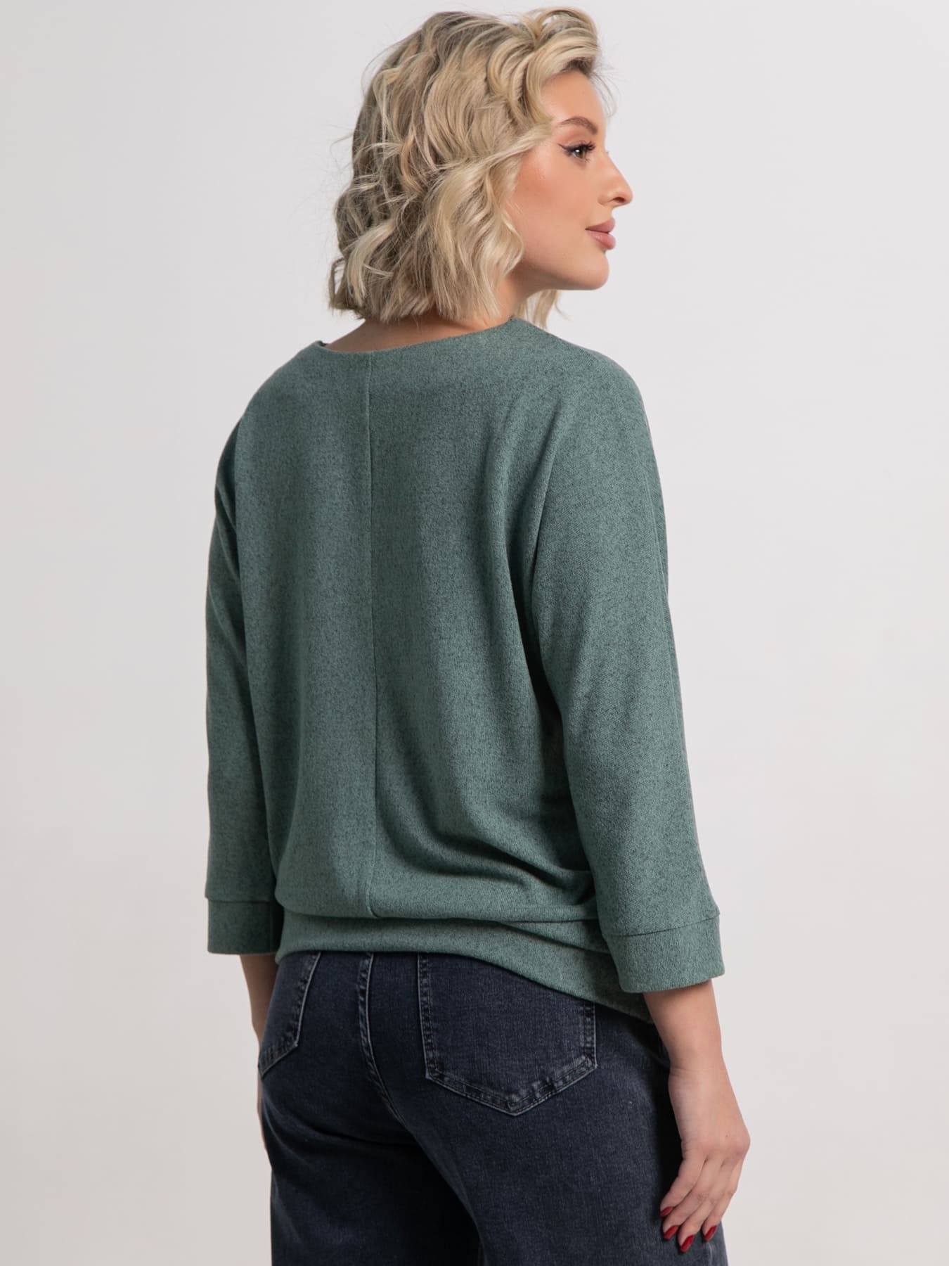 Джемпер трикотажный Претти (зеленый) Б15259-50М